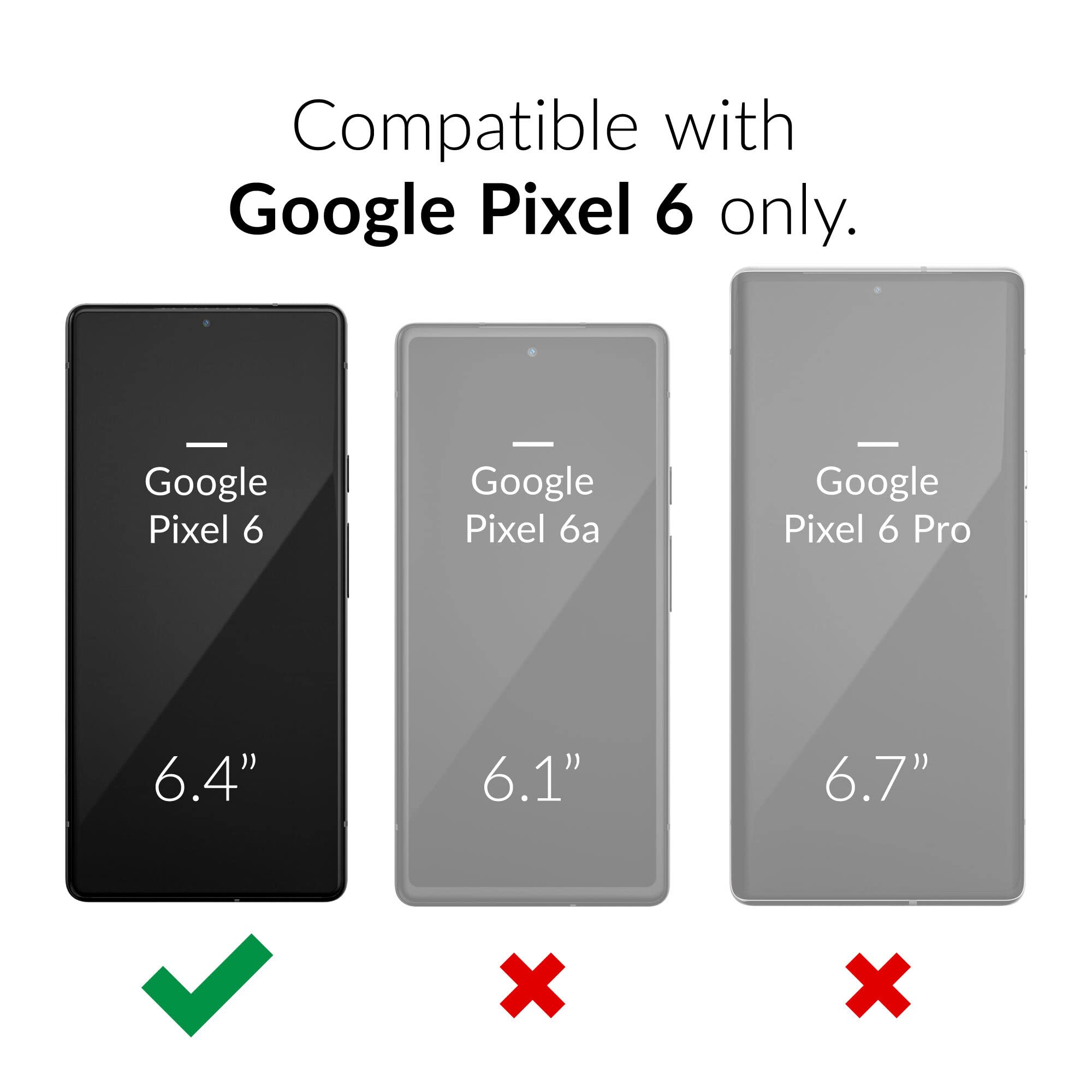 Foto 3 pulgar | Funda Crave Dual Guard A Prueba De Golpes Para Google Pixel 6, Color Negro - Venta Internacional.