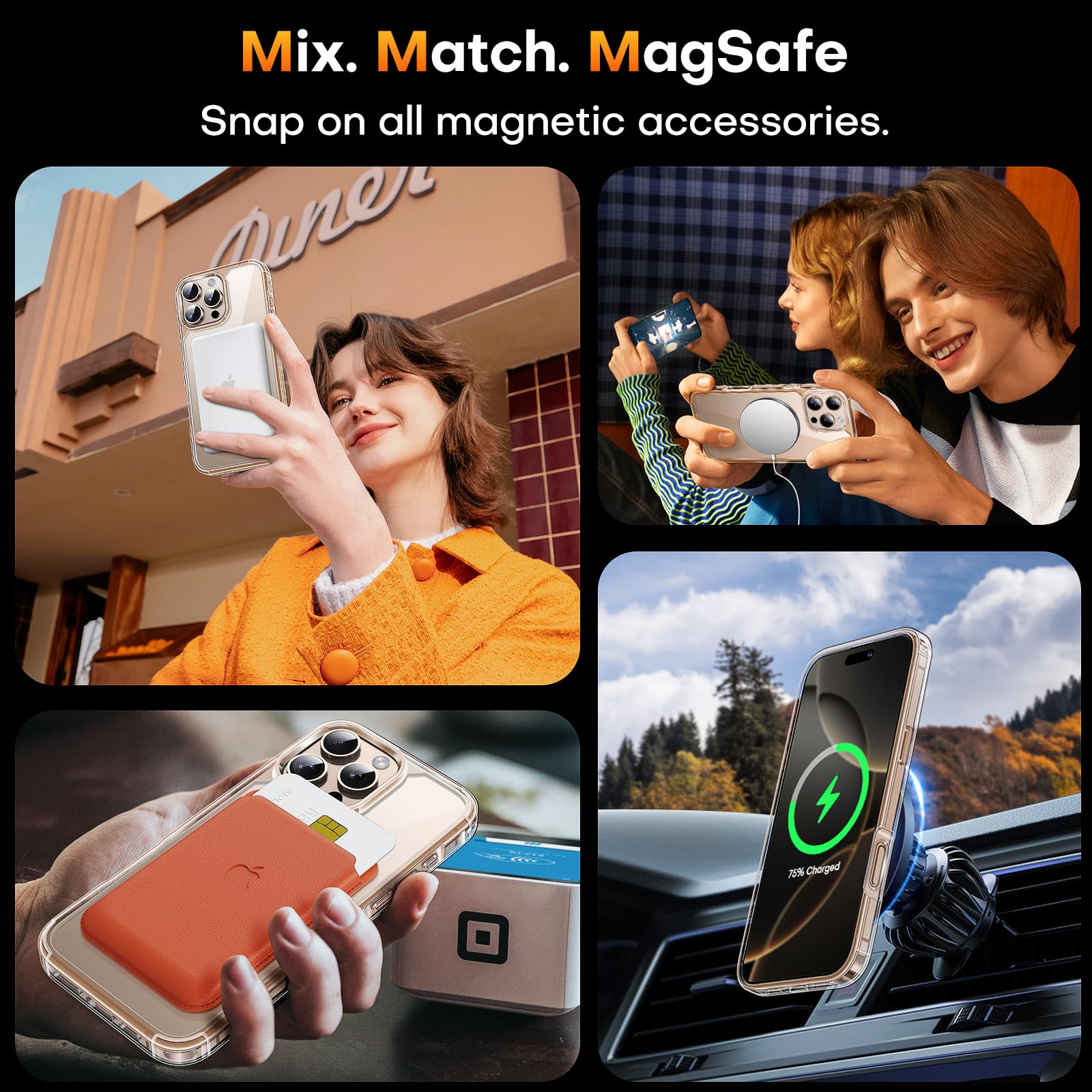 Foto 7 pulgar | Funda Tauri 3 En 1 Para Iphone 16 Pro Con 2 Protectores De Pantalla - Venta Internacional.