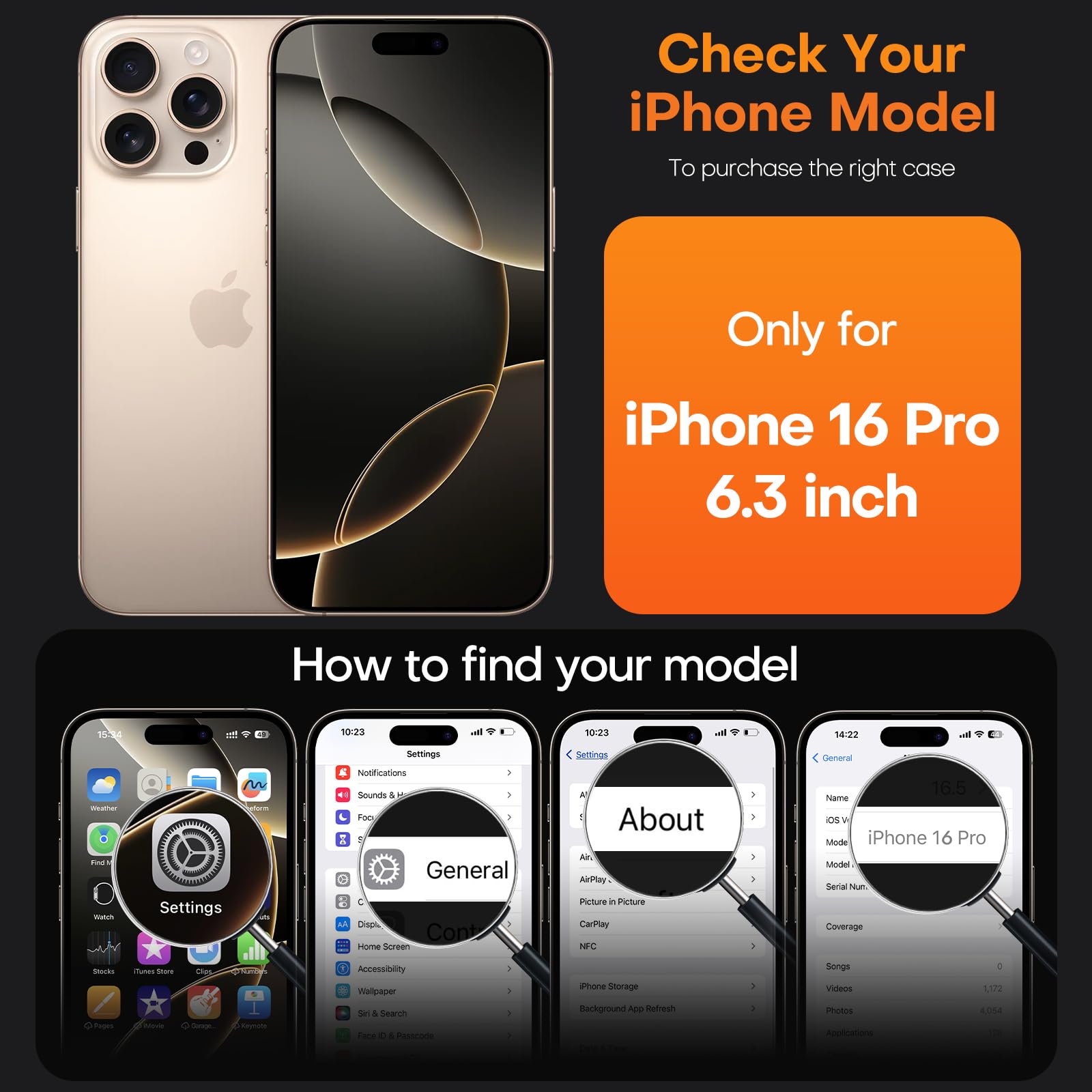 Foto 8 pulgar | Funda Tauri 3 En 1 Para Iphone 16 Pro Con 2 Protectores De Pantalla - Venta Internacional.