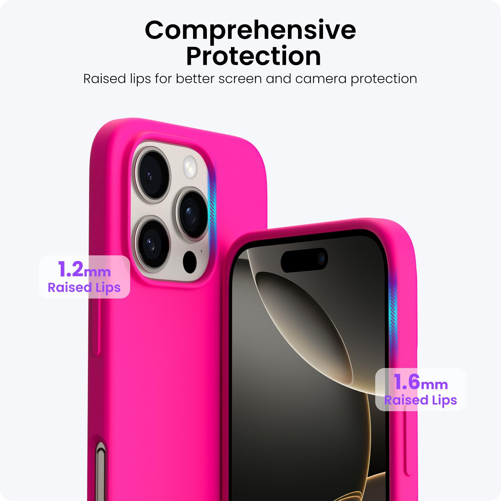Foto 5 pulgar | Funda De Teléfono Ornarto Compatible Con Iphone 16 Pro Max 6.9 - Venta Internacional.