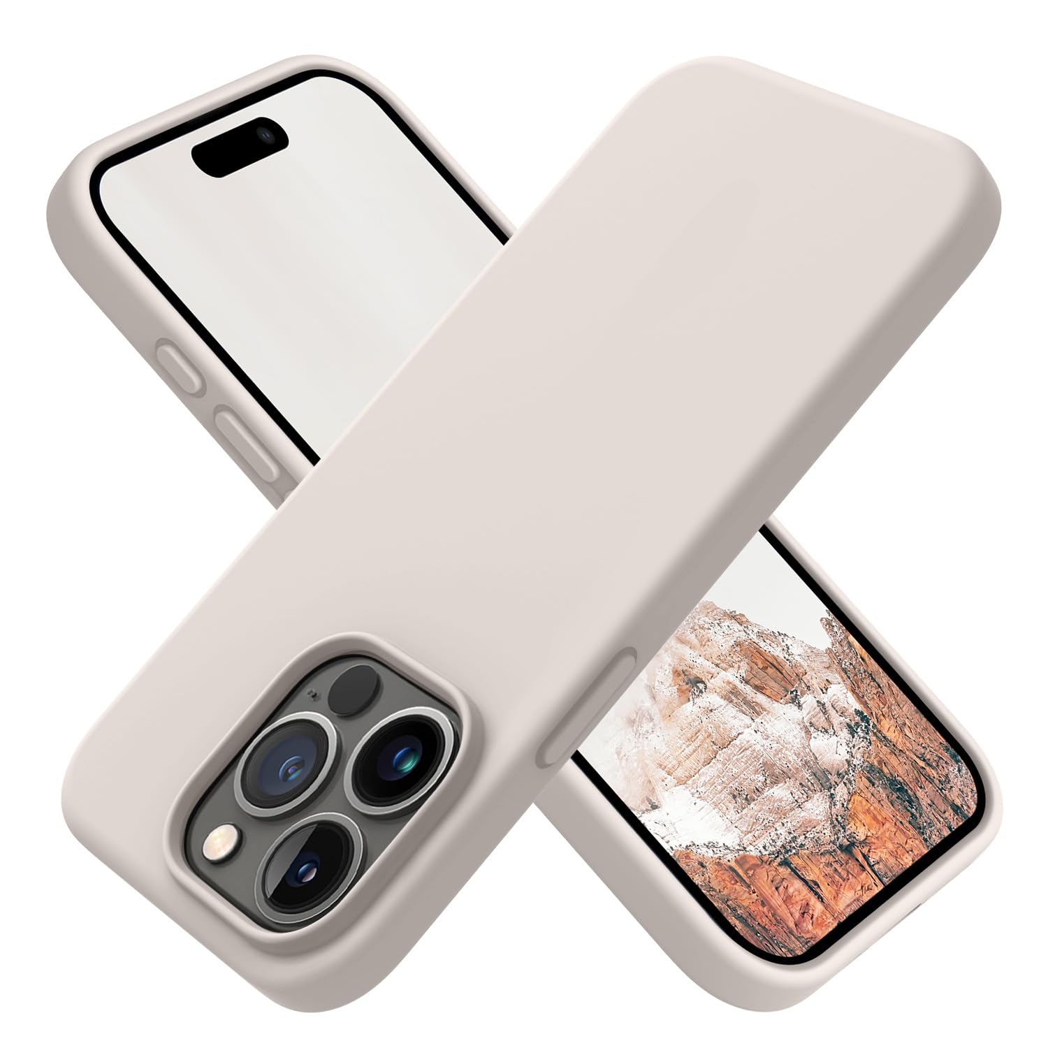 Foto 2 pulgar | Funda De Teléfono Otofly Compatible Con Iphone 15 Pro Max De Silicona - Venta Internacional.
