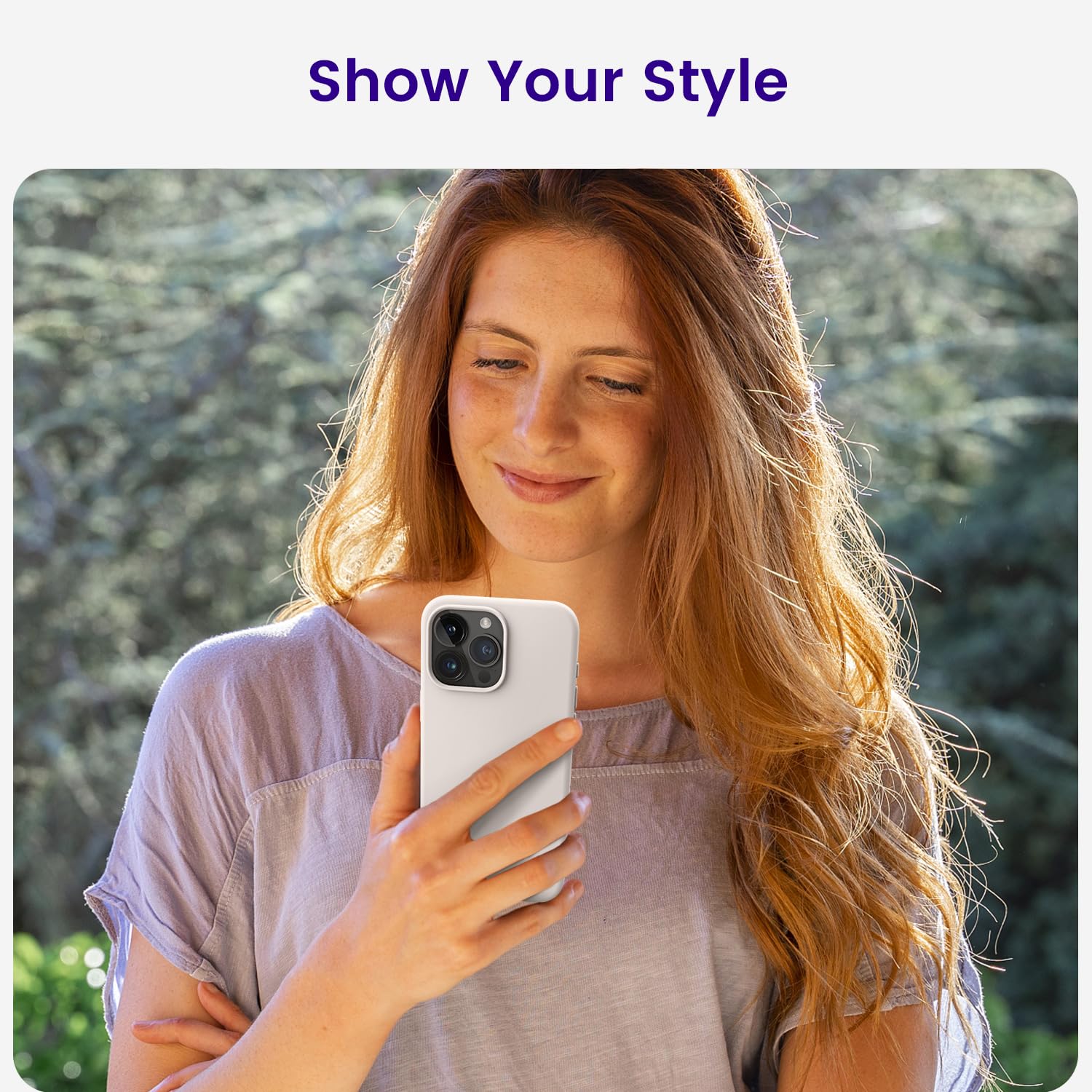 Foto 5 | Funda De Teléfono Otofly Compatible Con Iphone 15 Pro Max De Silicona - Venta Internacional.