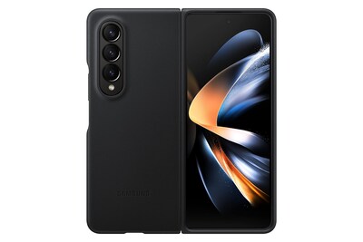 Foto 1 | Funda De Piel Para Samsung Galaxy Z Fold4, Color Negro - Venta Internacional.