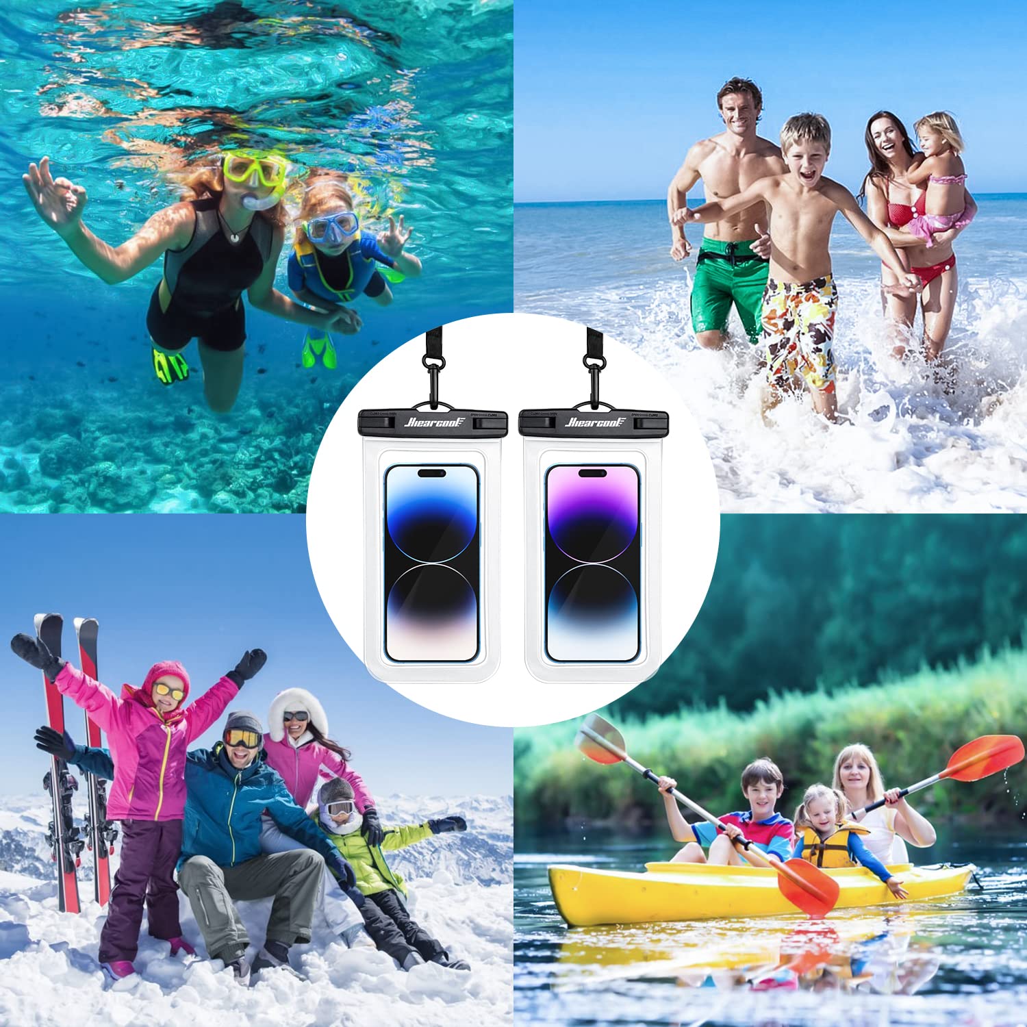Foto 8 pulgar | Funda Impermeable Hiearcool Para Iphone 16, 15, 14, 13 Pro Max - Venta Internacional.