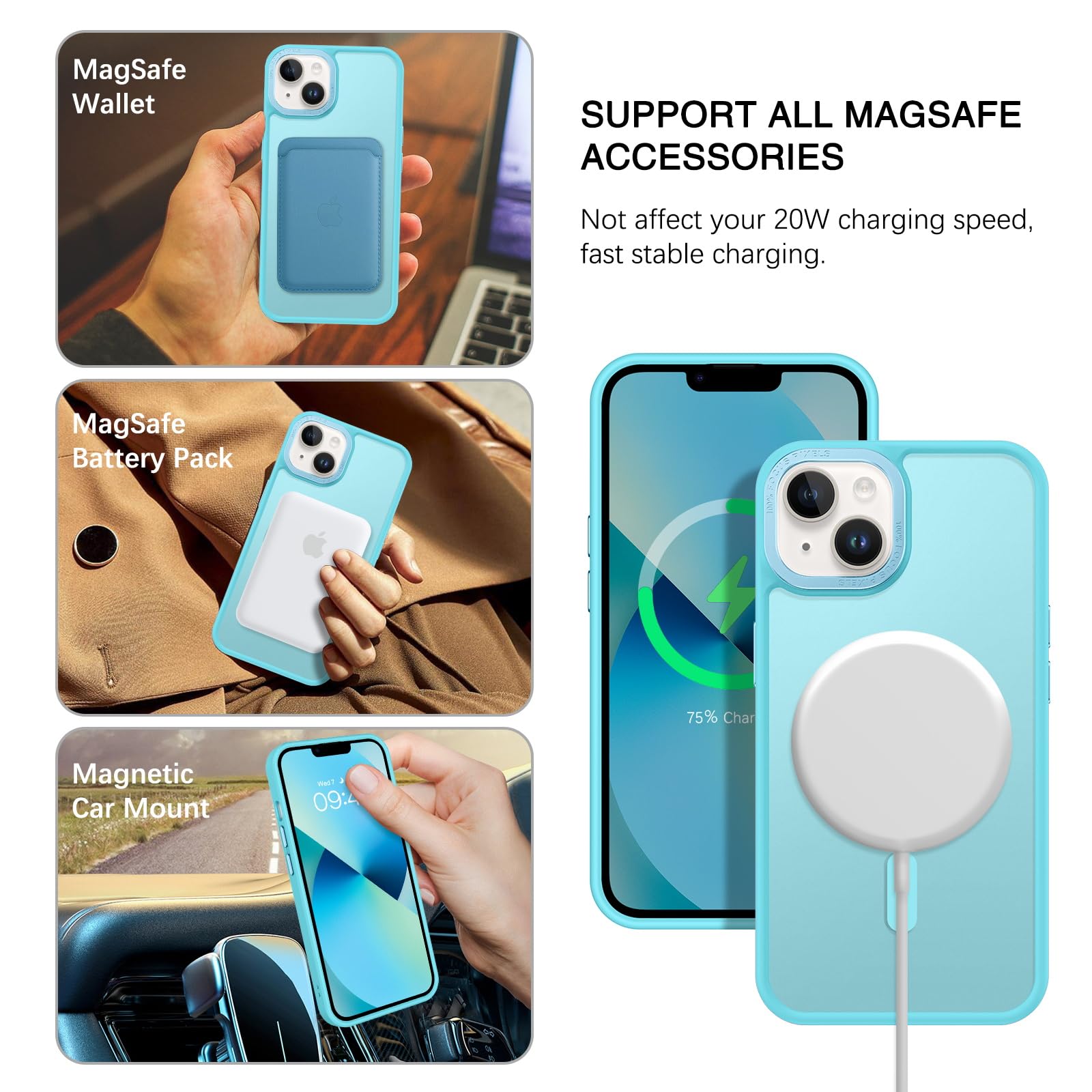 Foto 3 pulgar | Funda Magnética Bentoben Para Iphone 13/14 6.1 - Venta Internacional.