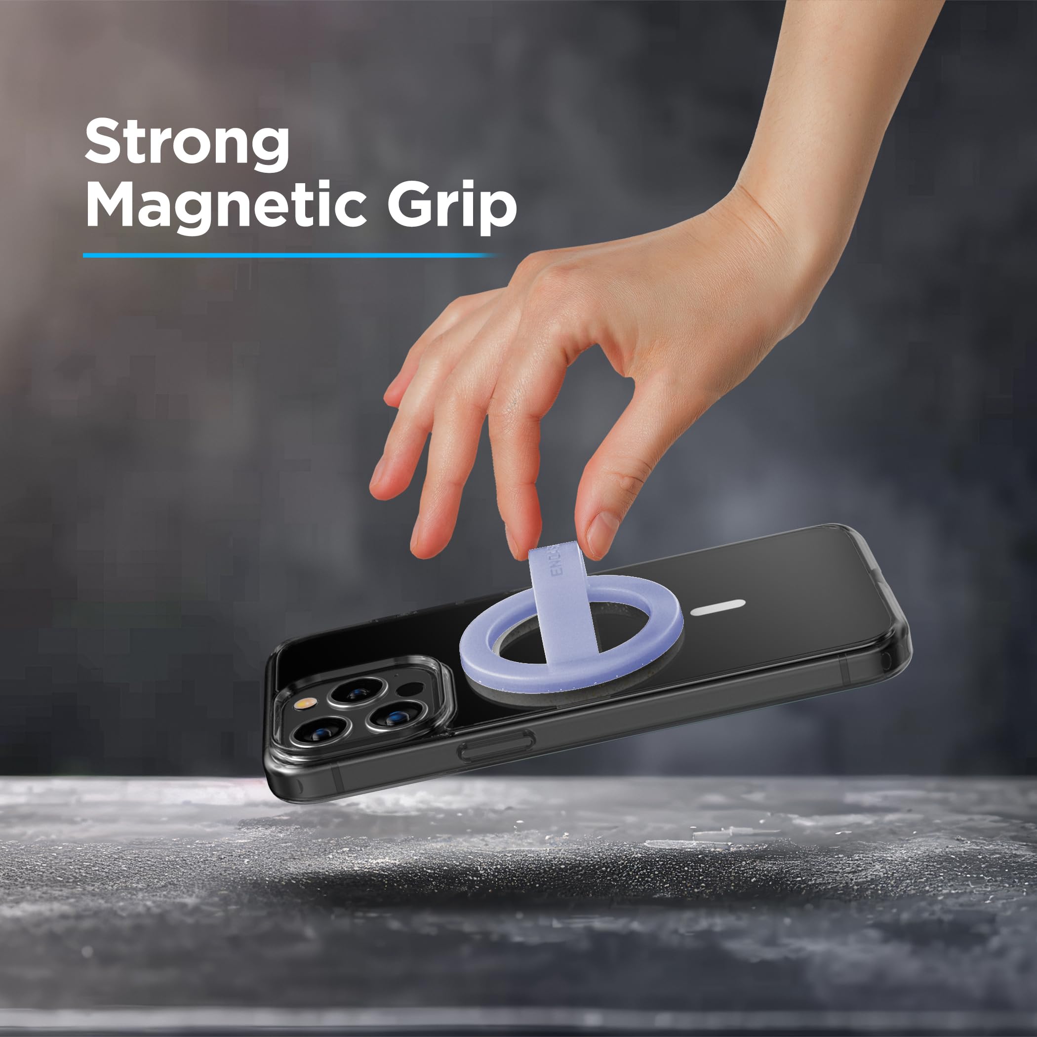 Foto 6 pulgar | Soporte De Agarre Para Teléfono Con Funda De Silicona Magnética Para Iphone - Venta Internacional.