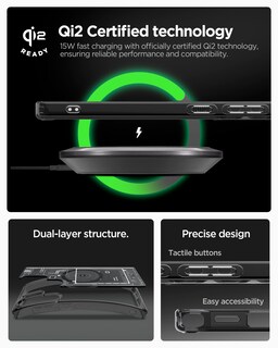 Foto 3 | Funda Spigen Ultra Hybrid Magfit Para Samsung Galaxy S25 Ultra - Venta Internacional.