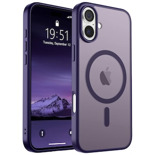 Foto 1 | Funda Magnética Supfine Para Iphone 16, Color Morado Oscuro - Venta Internacional.