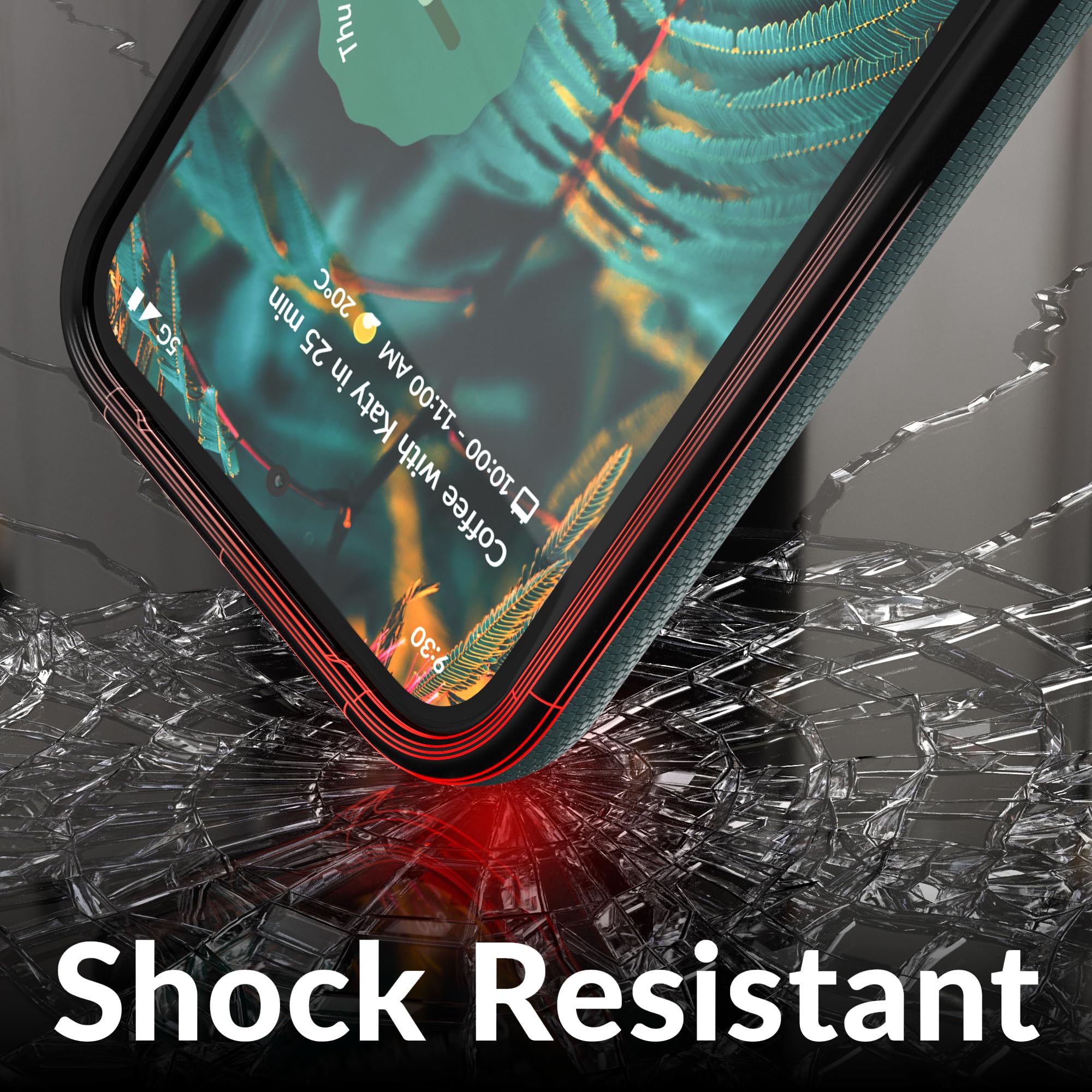 Foto 6 pulgar | Funda De Teléfono Crave Dual Guard Para Google Pixel 8a, Color Verde Bosque - Venta Internacional.