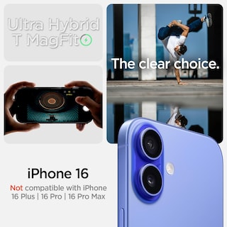 Foto 2 | Funda De Teléfono Spigen Ultra Hybrid T Magfit Para Iphone 16 - Venta Internacional.