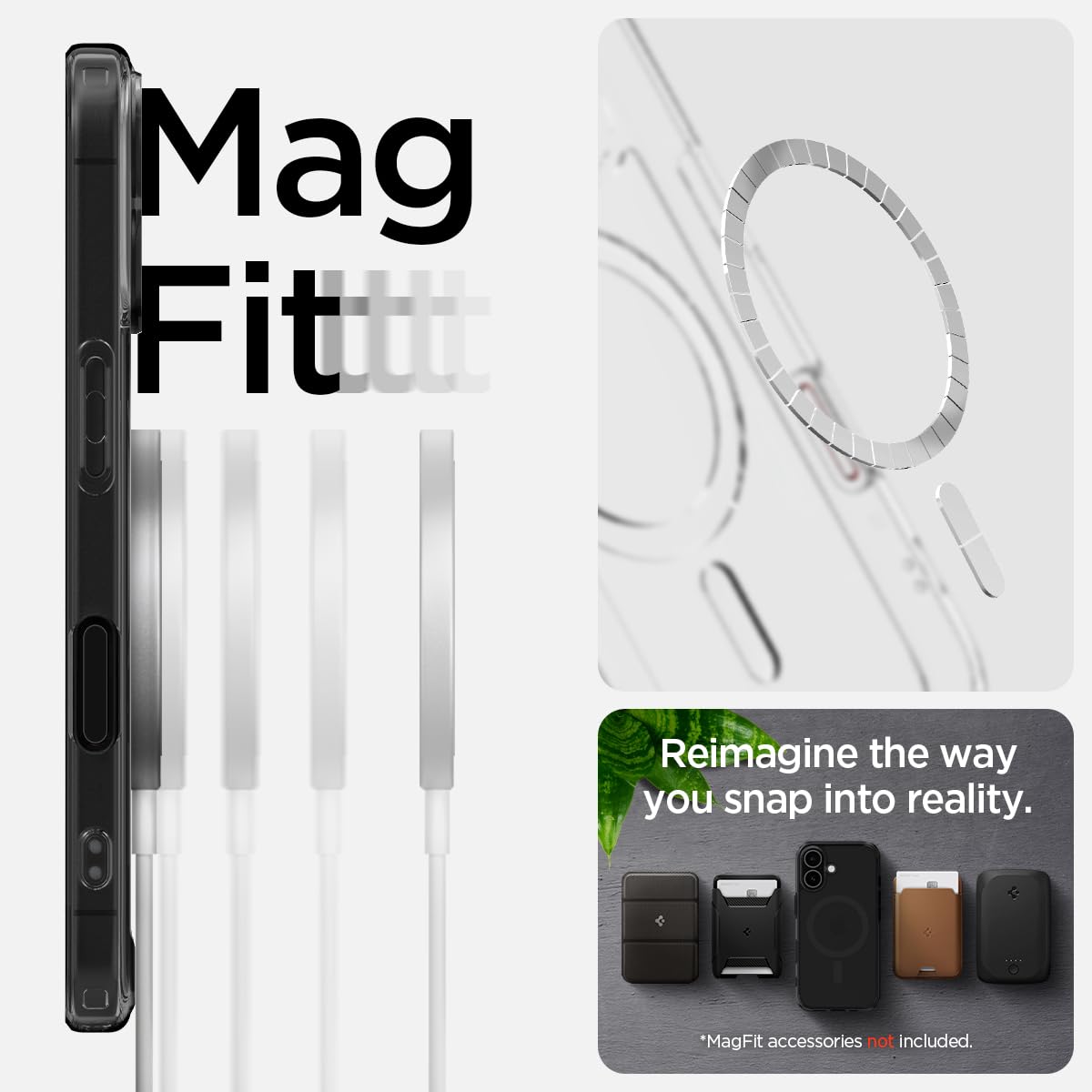 Foto 6 | Funda De Teléfono Spigen Ultra Hybrid T Magfit Para Iphone 16 - Venta Internacional.