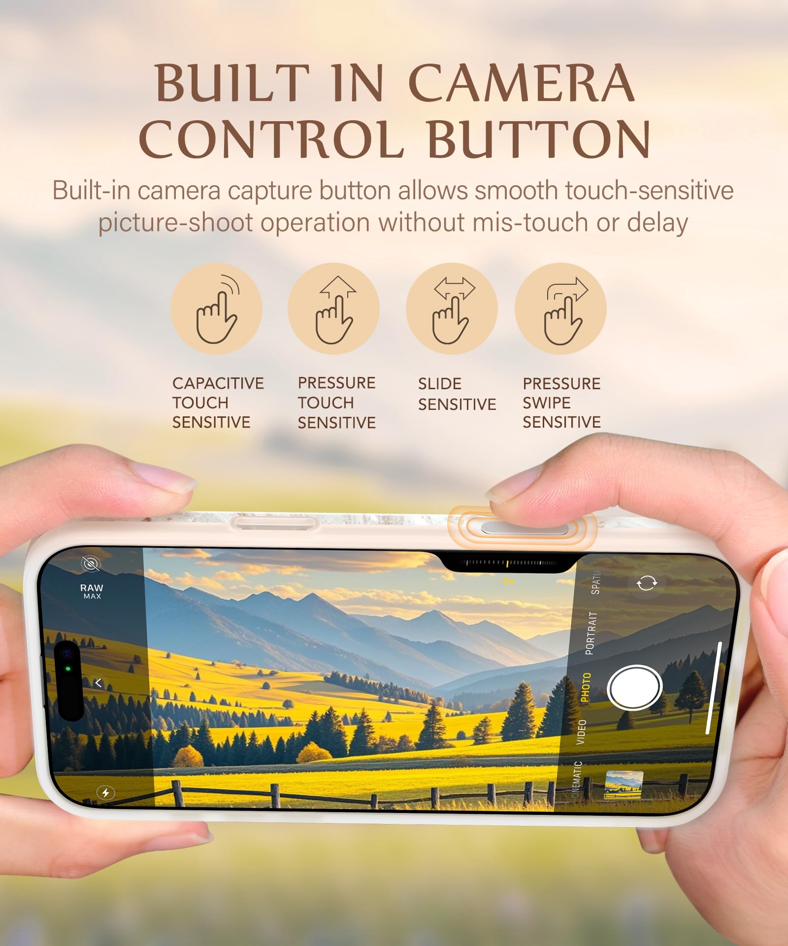 Foto 4 pulgar | Funda De Teléfono Gviewin Para Iphone 16 Pro Con Protectores De Pantalla Y Lentes - Venta Internacional.