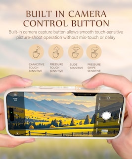 Foto 3 | Funda De Teléfono Gviewin Para Iphone 16 Pro Con Protectores De Pantalla Y Lentes - Venta Internacional.