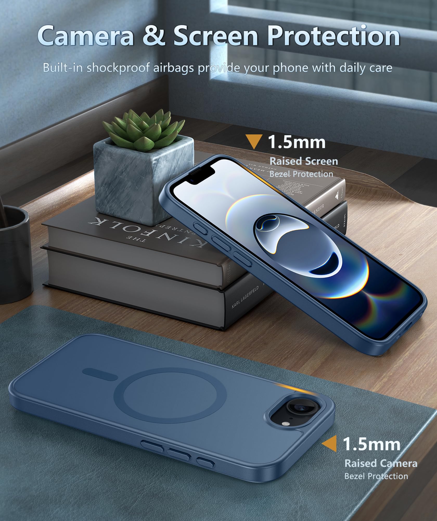 Foto 8 pulgar | Funda De Teléfono Fntcase Para Iphone 16e Magnética A Prueba De Golpes Mate - Venta Internacional.