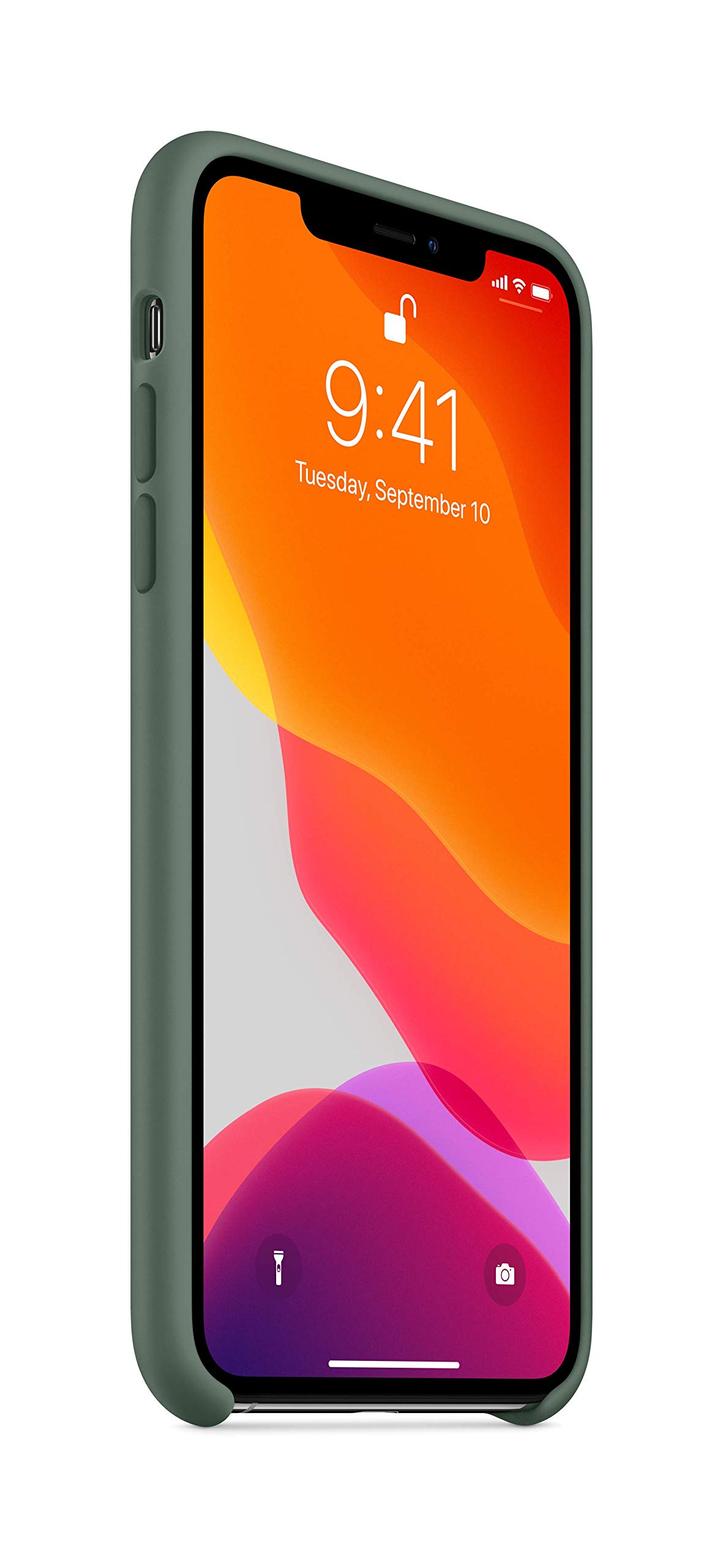Foto 2 | Funda De Silicona Para Apple Iphone 11 Pro Max, Color Verde Pino - Venta Internacional.