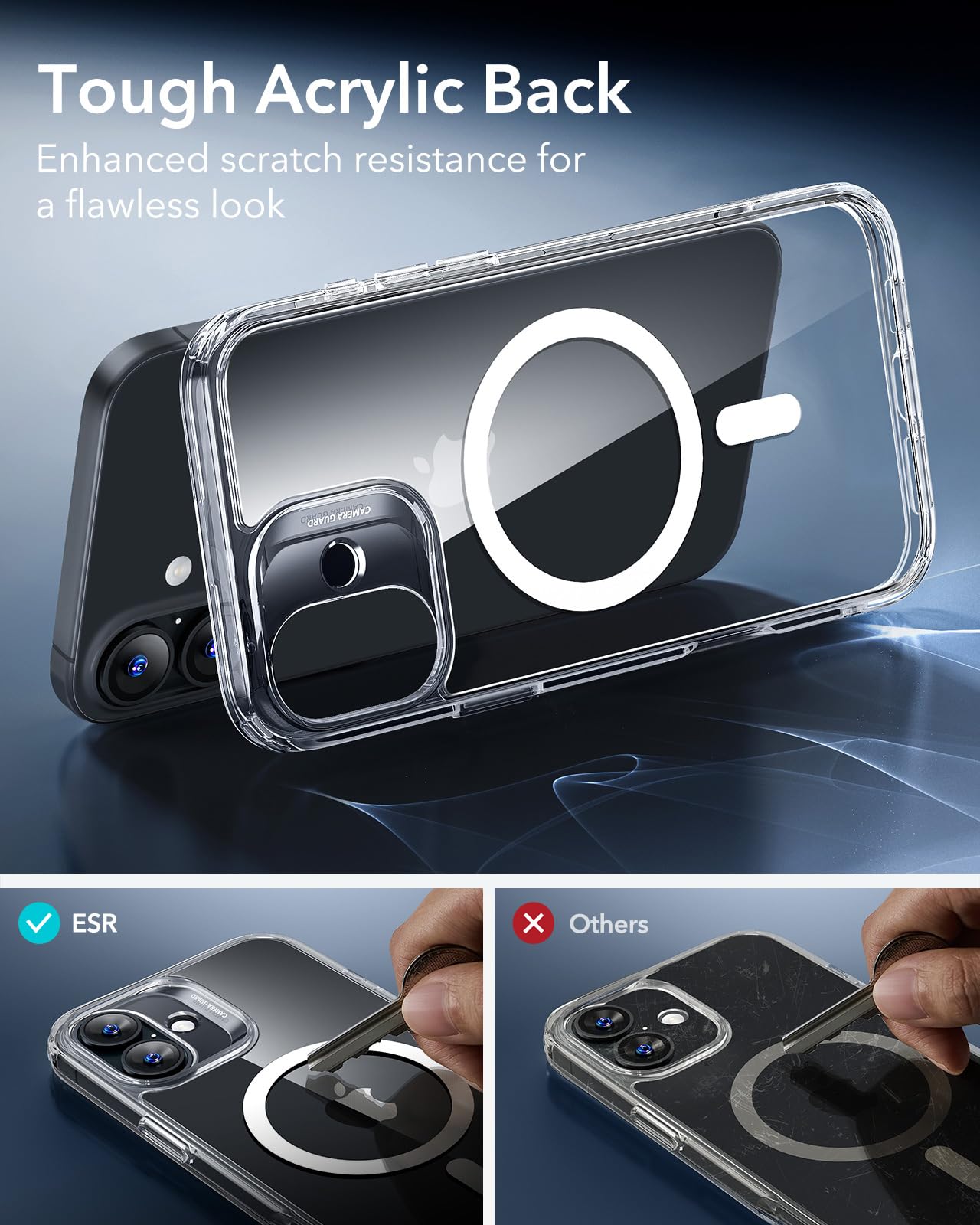 Foto 8 pulgar | Funda De Teléfono Esr Para Iphone 16 Con Magsafe Clear A Prueba De Golpes - Venta Internacional.