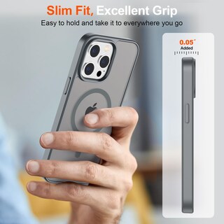 Foto 7 | Funda De Teléfono Supfine Magnetic Para Iphone 13 Pro Gris - Venta Internacional.