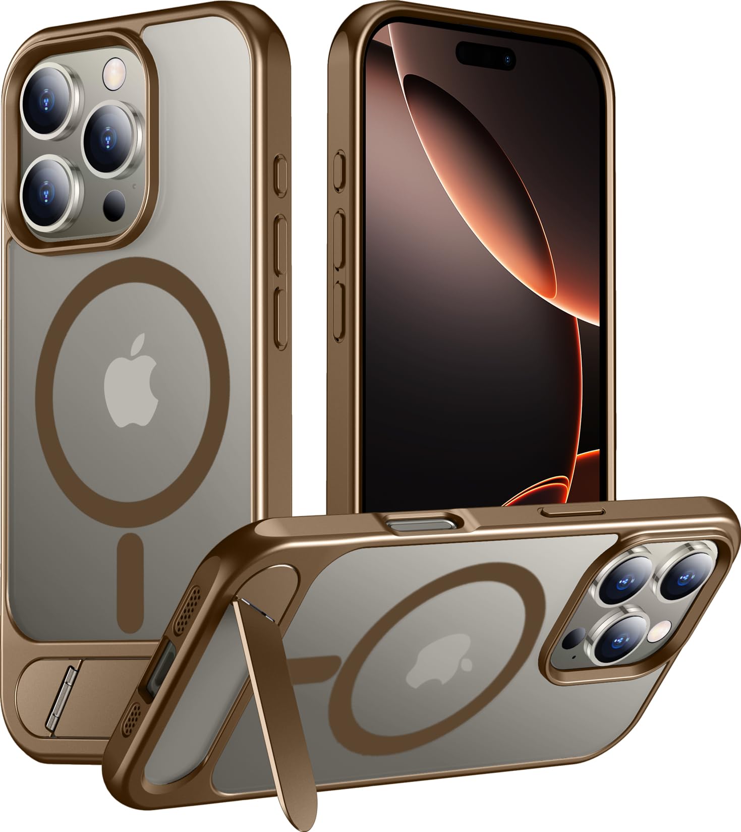 Foto 2 pulgar | Funda De Teléfono Temdan Magnetic Compatible Con Iphone 16 Pro Max - Venta Internacional.