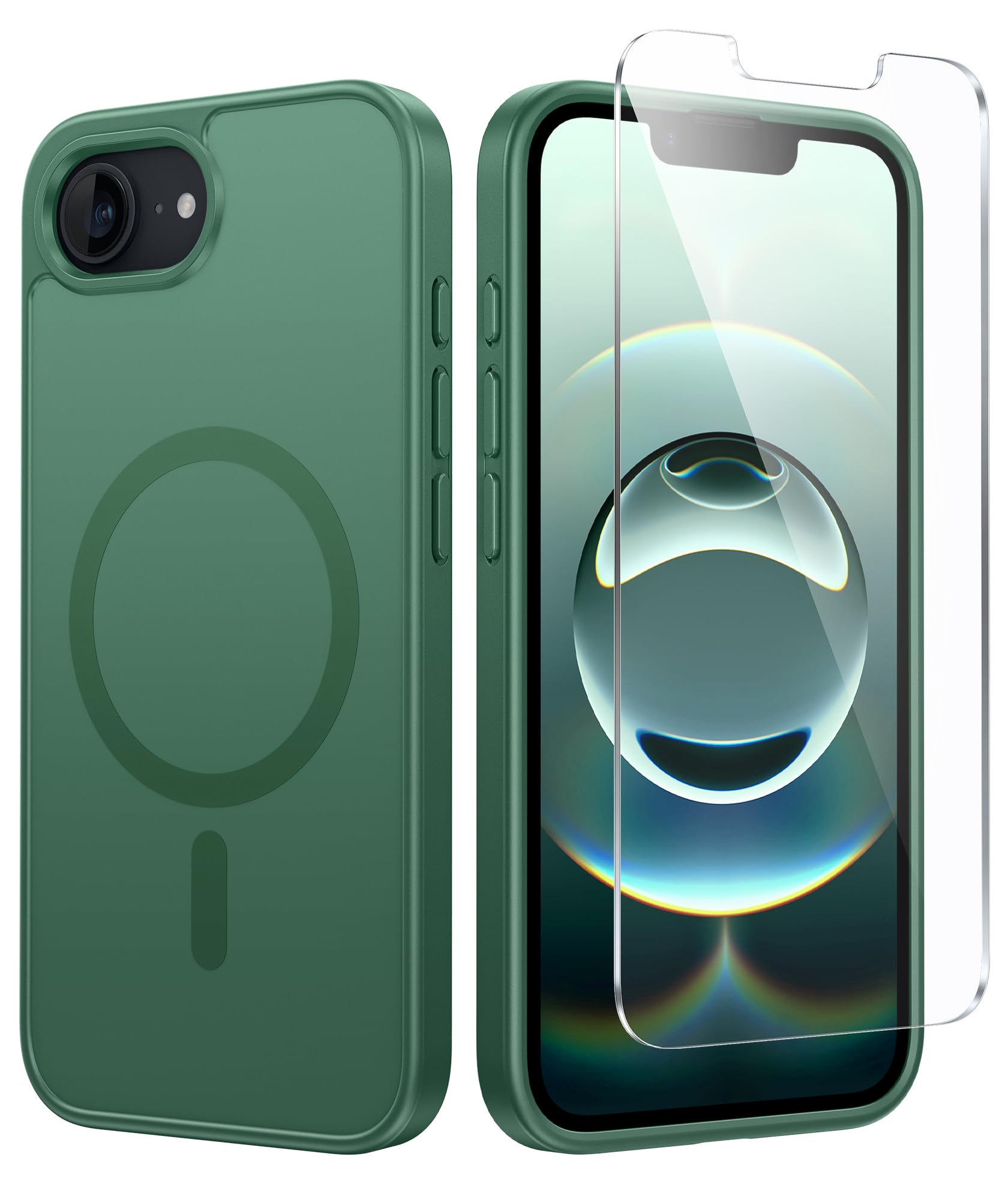 Foto 2 pulgar | Funda De Teléfono Fntcase Para Iphone 16e Magnética A Prueba De Golpes Mate - Venta Internacional.