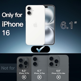 Foto 2 | Funda Jetech 5 En 1 Para Iphone 16 De 6.1 Pulgadas Con Protectores - Venta Internacional.