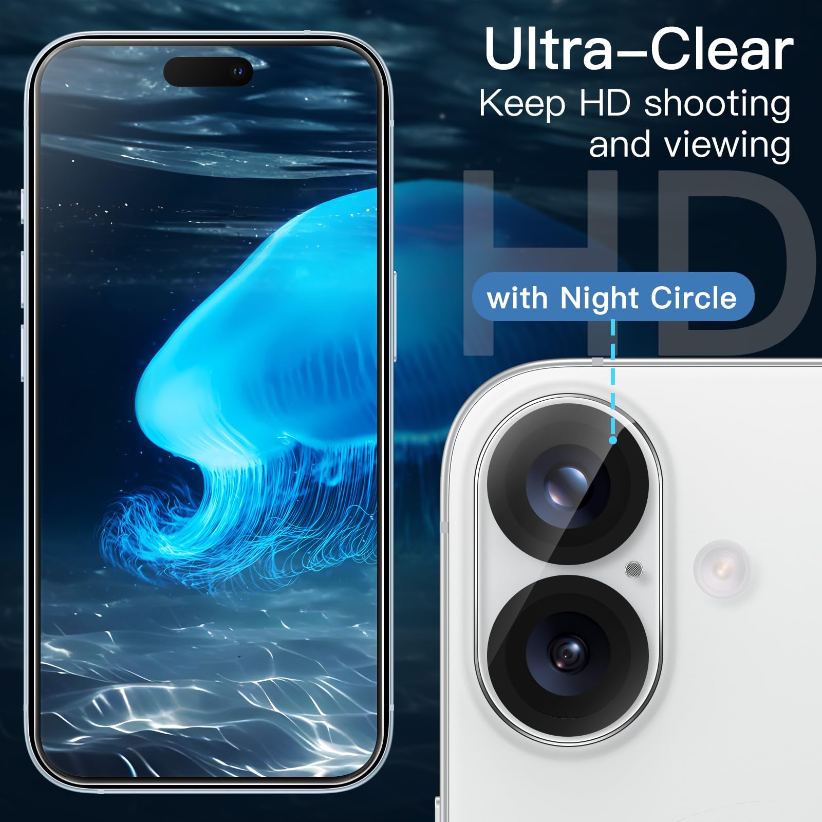 Foto 7 pulgar | Funda Jetech 5 En 1 Para Iphone 16 De 6.1 Pulgadas Con Protectores - Venta Internacional.