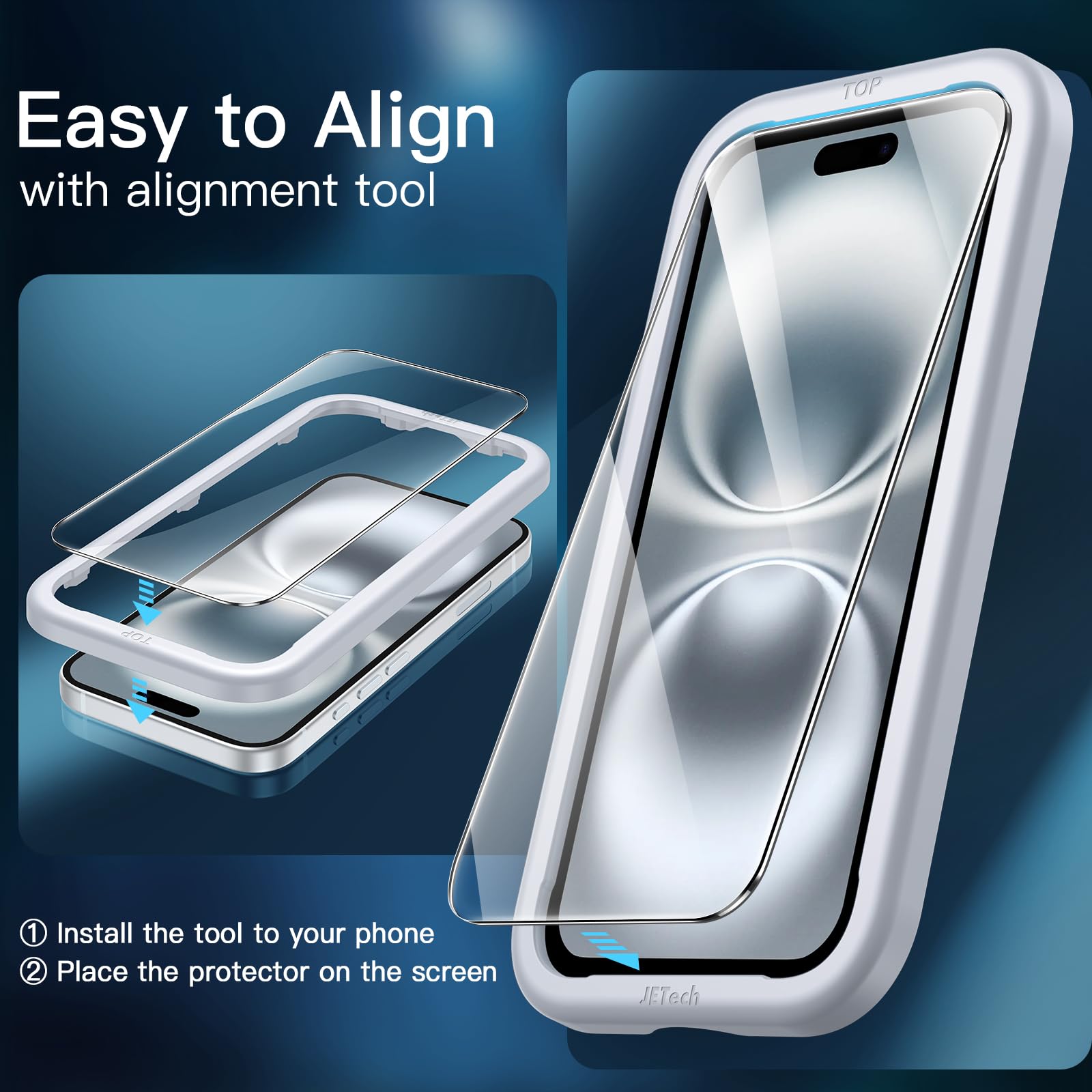 Foto 8 pulgar | Funda Jetech 5 En 1 Para Iphone 16 De 6.1 Pulgadas Con Protectores - Venta Internacional.