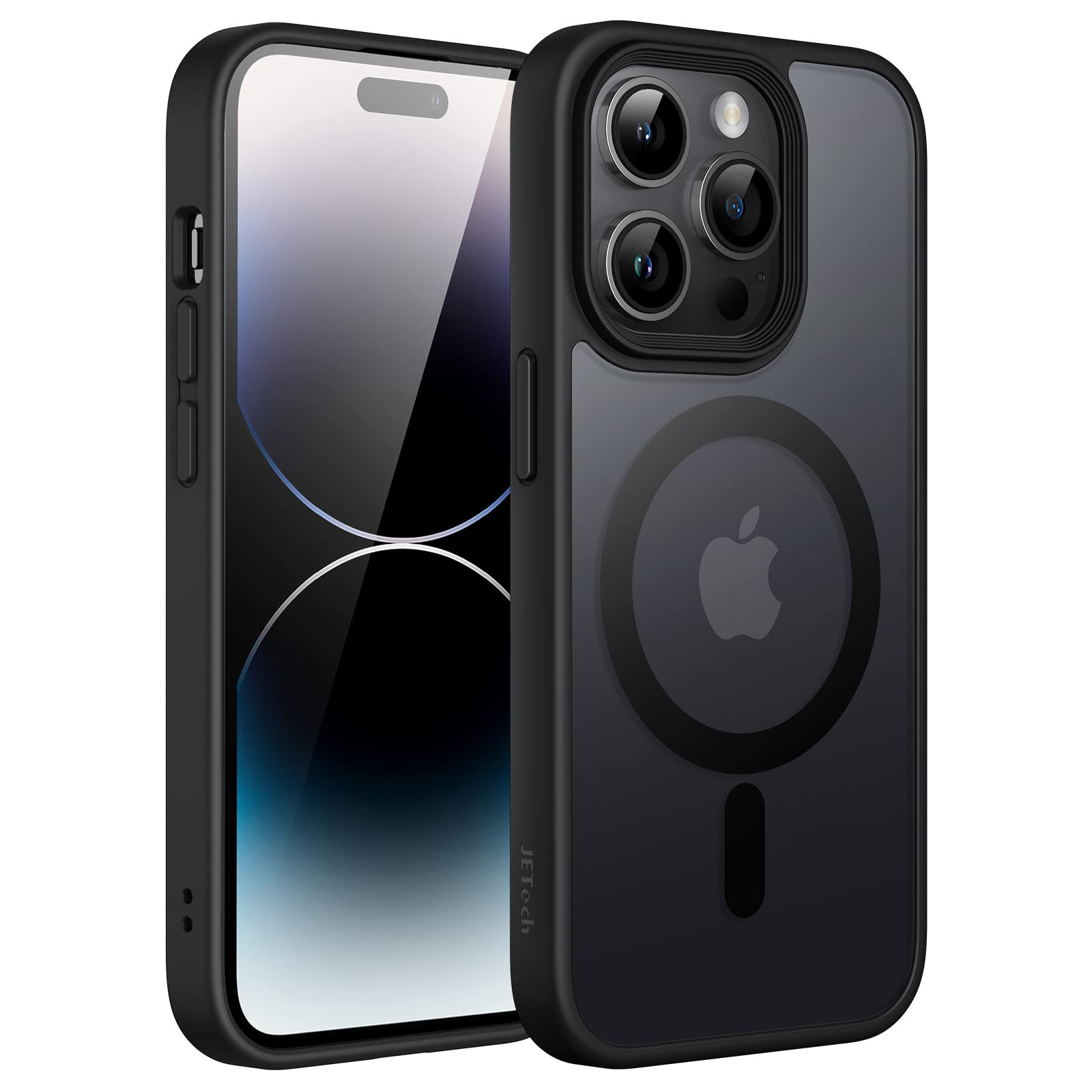 Foto 2 pulgar | Funda Jetech Magnetic Para Iphone 14 Pro Max De 6.7 Pulgadas, Negra - Venta Internacional.