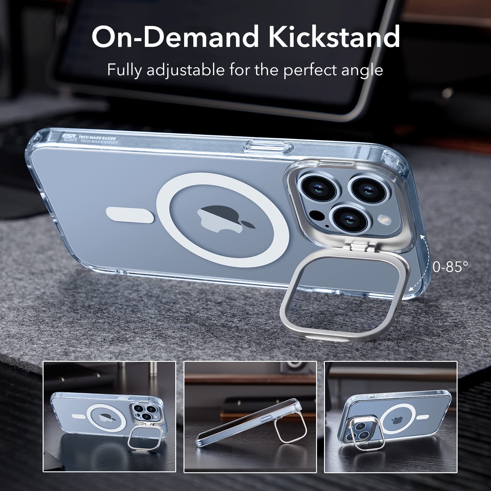 Foto 2 | Funda De Teléfono Esr Para Iphone 13 Pro Con Magsafe Clear Halolock - Venta Internacional.