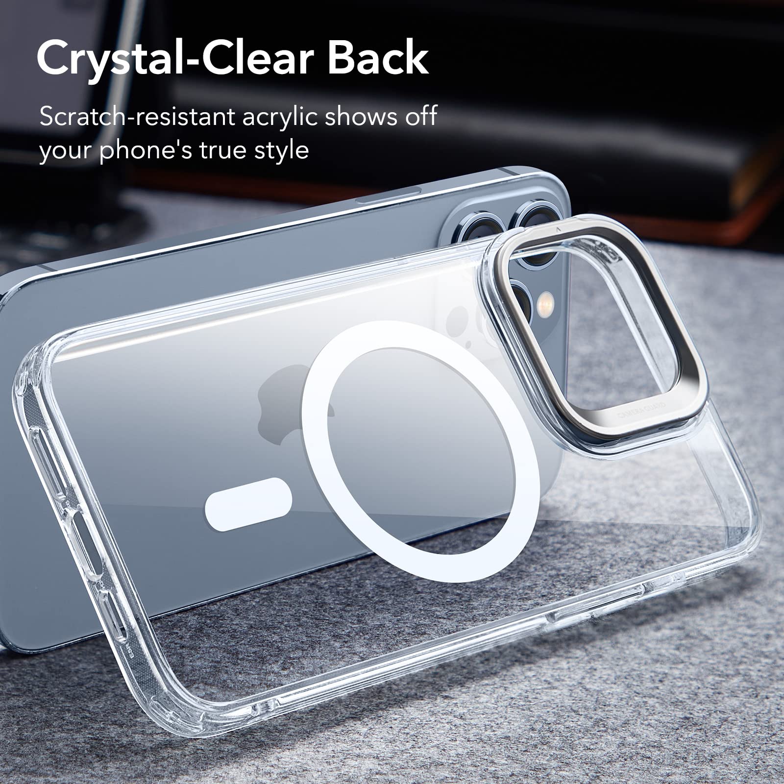 Foto 8 pulgar | Funda De Teléfono Esr Para Iphone 13 Pro Con Magsafe Clear Halolock - Venta Internacional.