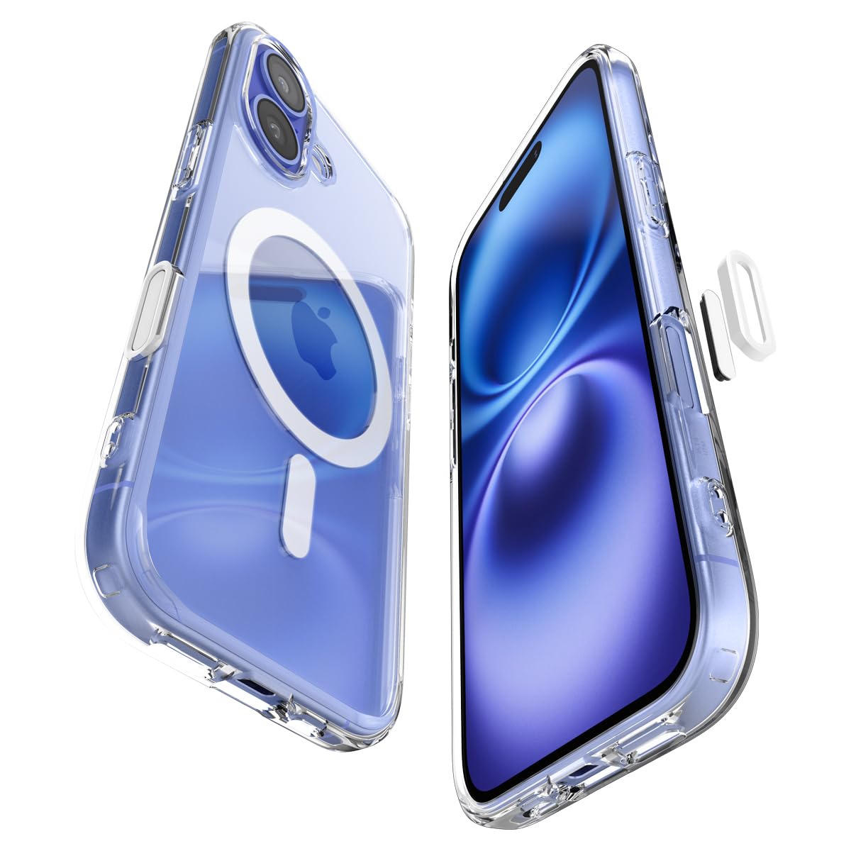 Foto 2 pulgar | Funda Para Teléfono Spigen Ultra Hybrid T Magfit Para Iphone 16 - Blanca - Venta Internacional.