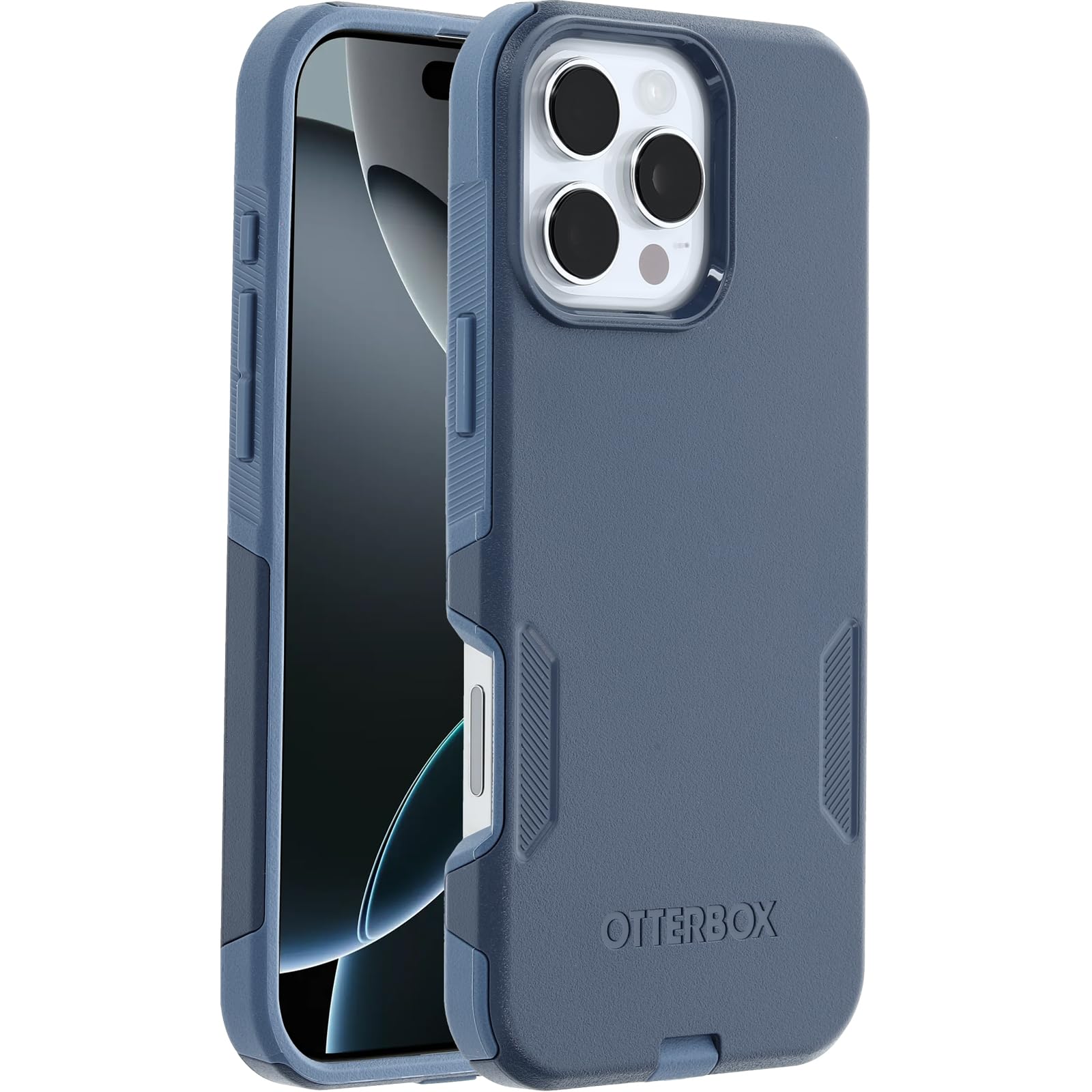 Foto 4 pulgar | Funda Otterbox Commuter Series Para Iphone 16 Pro Max, Color Azul - Venta Internacional.