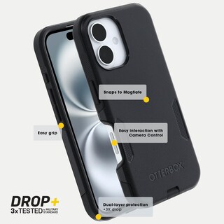 Foto 6 | Funda Otterbox Commuter Series Para Iphone 16 Pro Max, Color Azul - Venta Internacional.