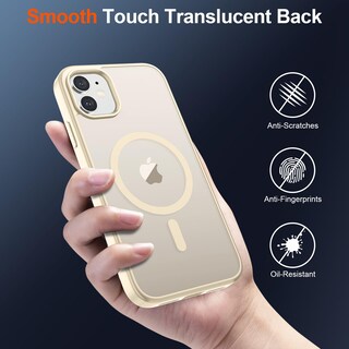 Foto 6 | Funda Magnética Supfine Para Iphone 11 Con Magsafe, Color Blanco Envejecido - Venta Internacional.