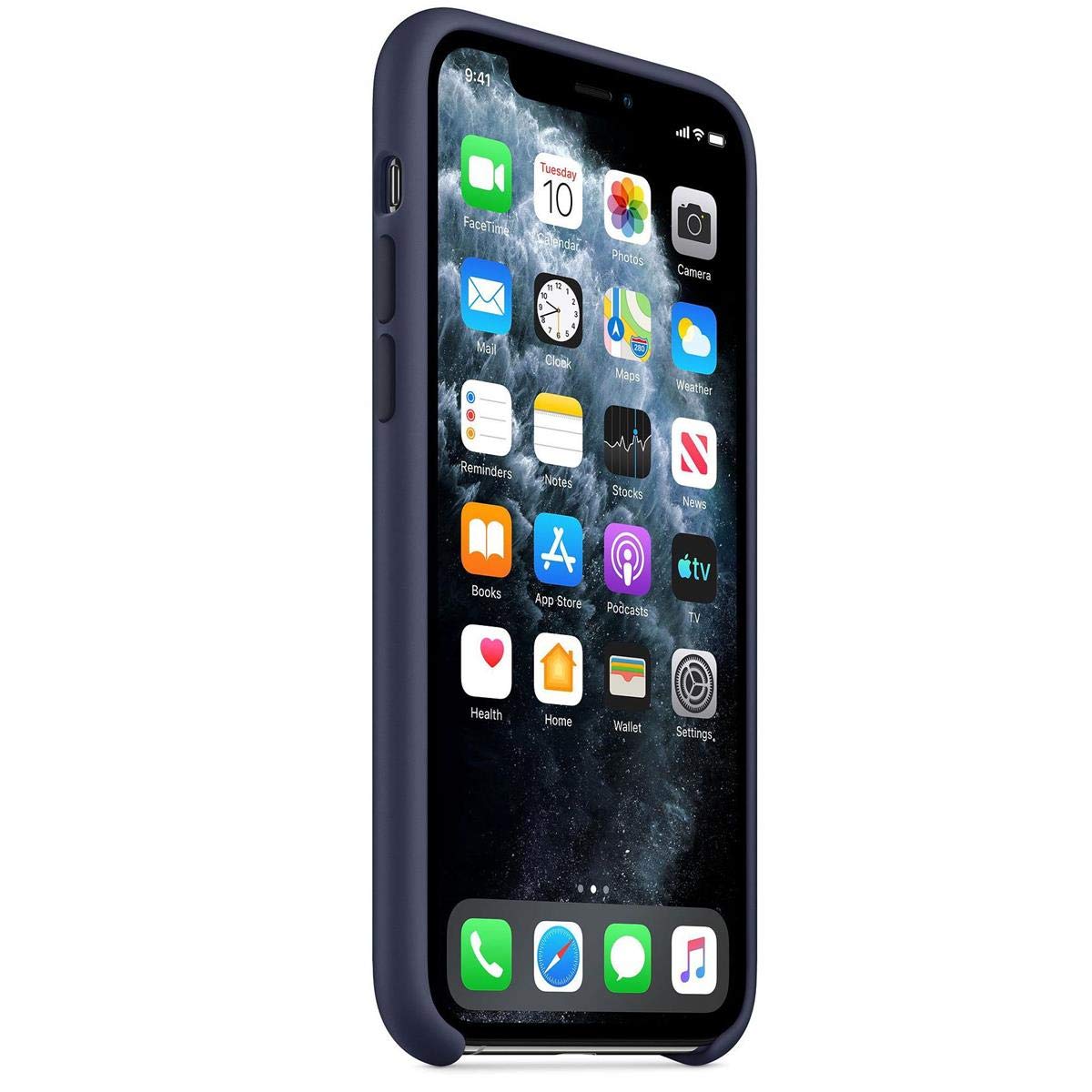 Foto 5 | Funda De Silicona Para Apple Iphone 11 Pro, Color Azul Medianoche - Venta Internacional.