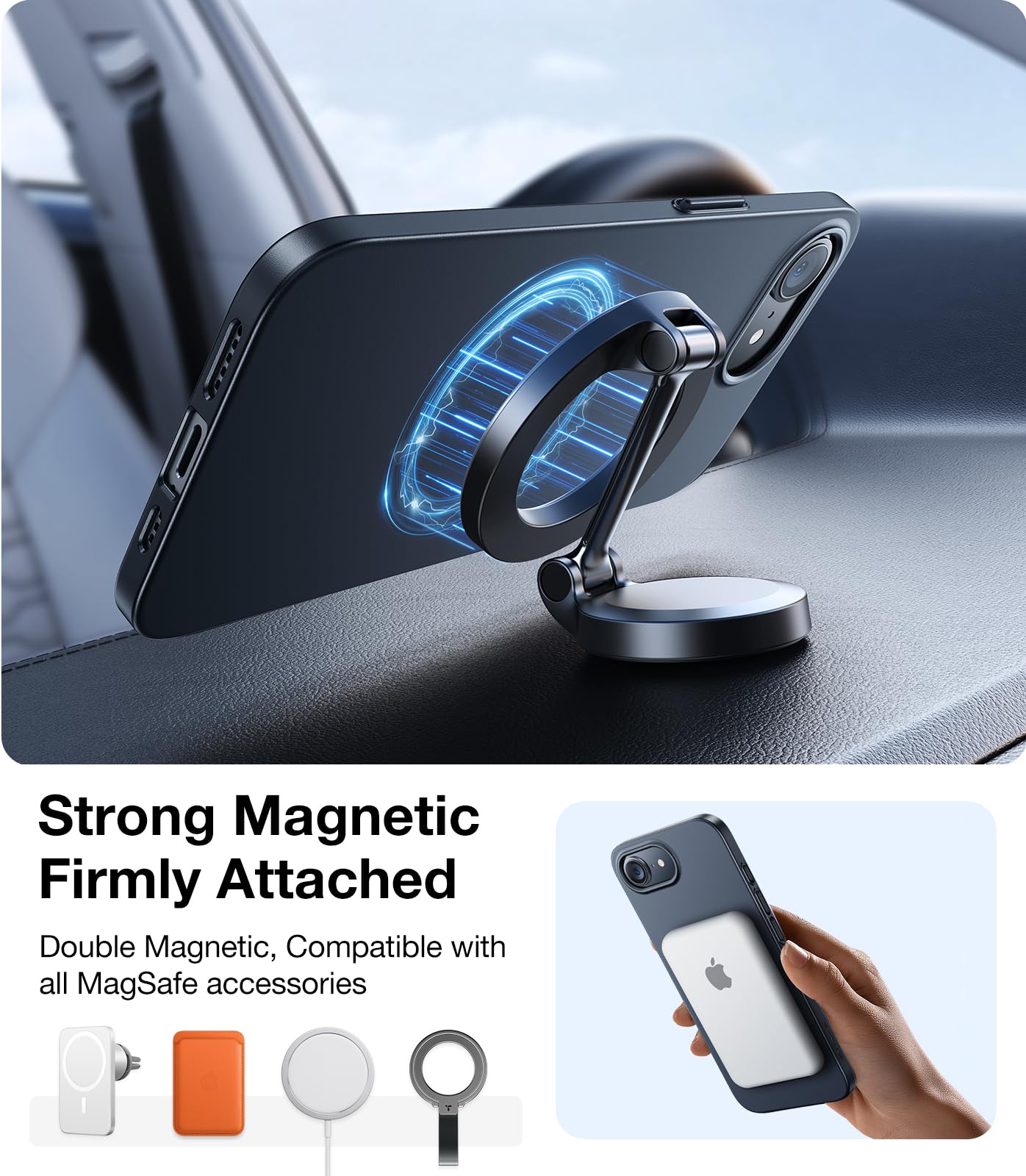 Foto 4 pulgar | Funda De Teléfono Torras Magnetic Slim Fit Para Iphone 16e De 6.1 Pulgadas - Venta Internacional.