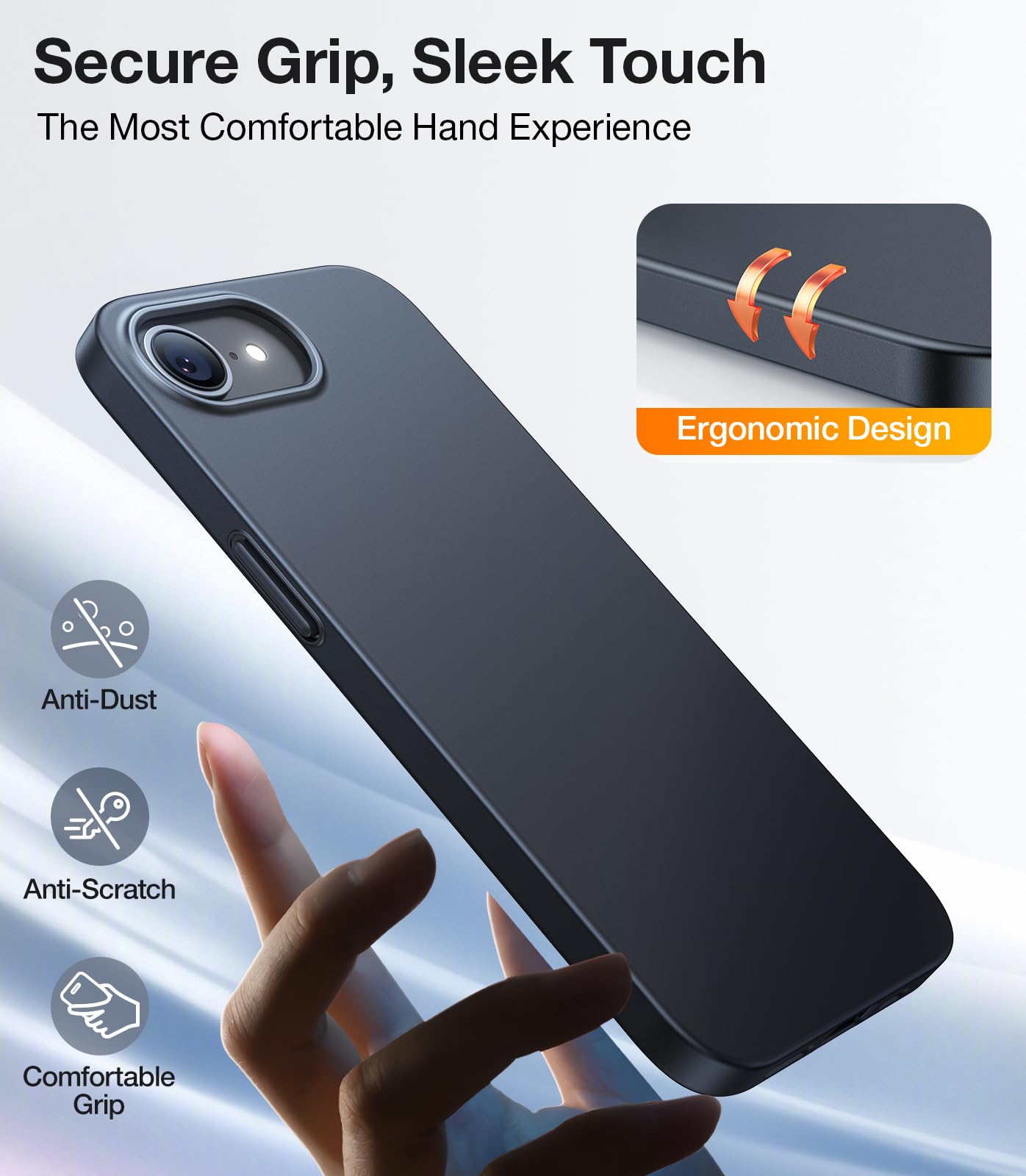 Foto 8 pulgar | Funda De Teléfono Torras Magnetic Slim Fit Para Iphone 16e De 6.1 Pulgadas - Venta Internacional.