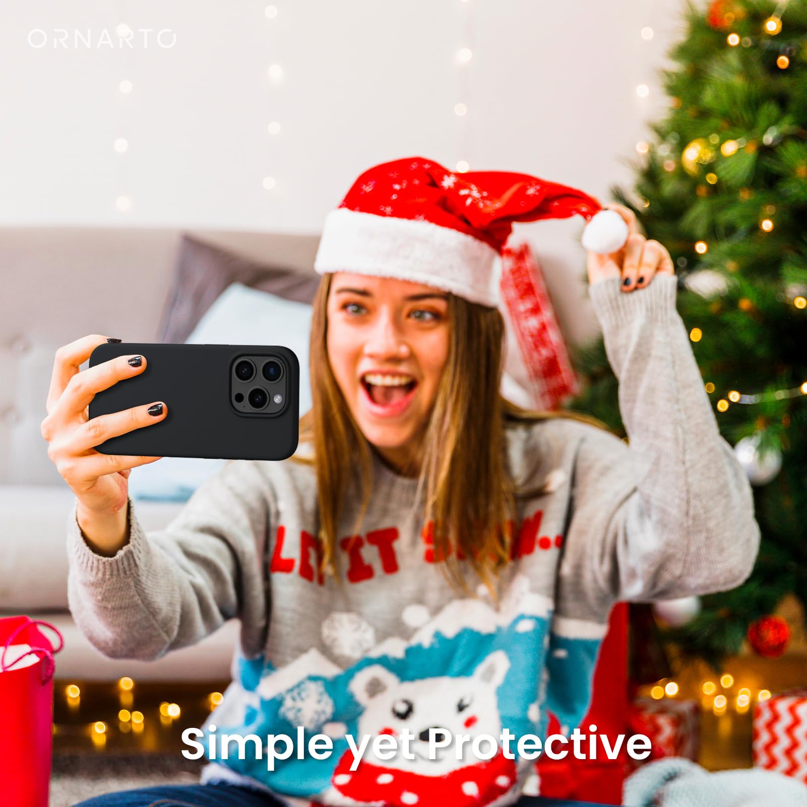 Foto 6 | Funda De Teléfono Ornarto Compatible Con Iphone 15 Pro Max De 6.7 Pulgadas - Venta Internacional.