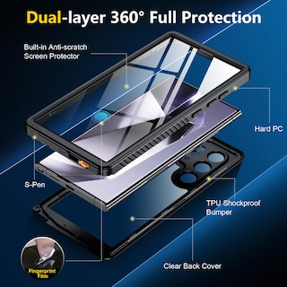 Foto 5 | Funda De Teléfono Spidercase Impermeable Para Samsung Galaxy S24 Ultra - Venta Internacional.