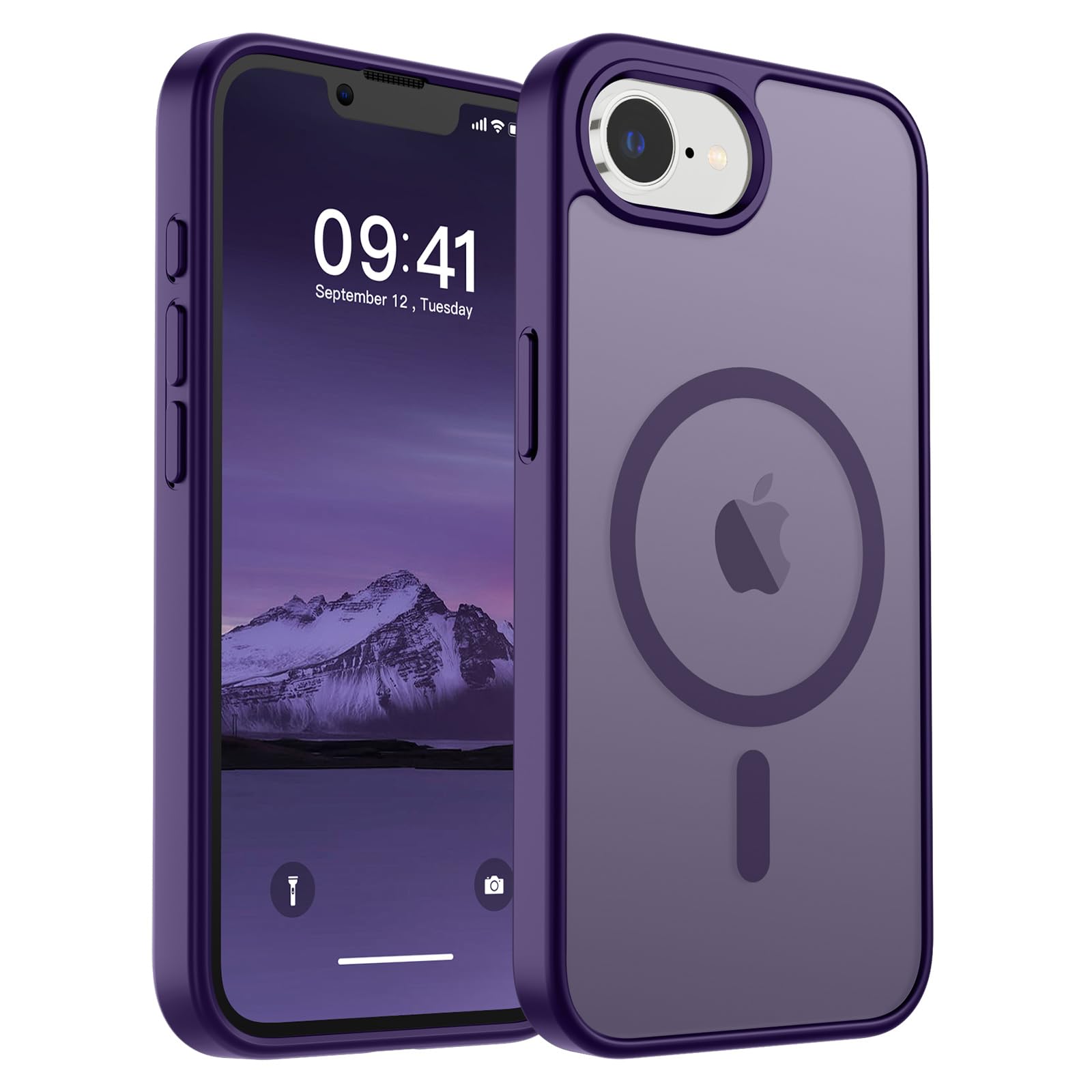 Foto 2 pulgar | Funda Magnética Supfine Para Iphone 16e 2025, Color Morado Oscuro - Venta Internacional.
