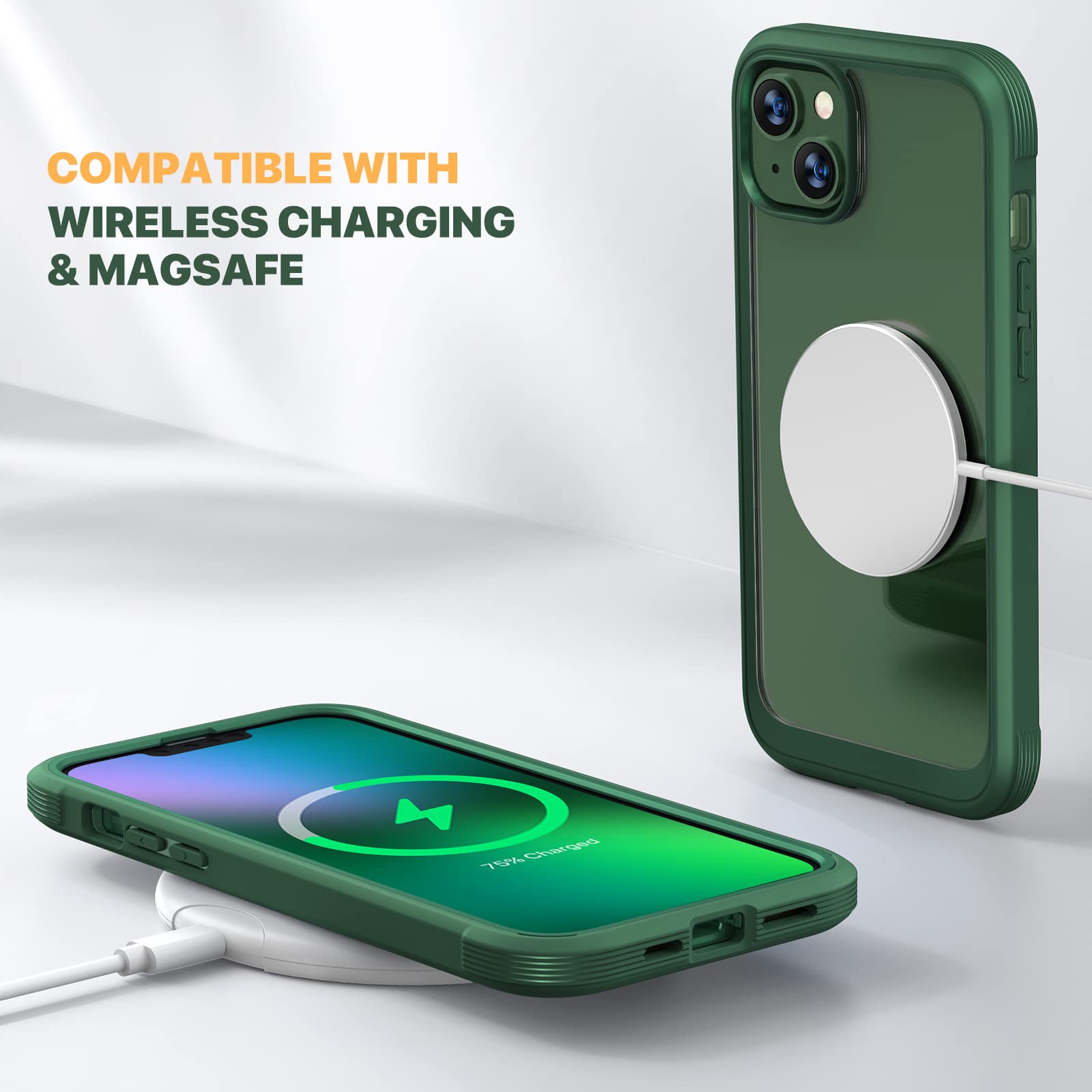 Foto 6 pulgar | Funda De Teléfono Diaclara Diseñada Para Iphone 13 6.1 (verde) - Venta Internacional.