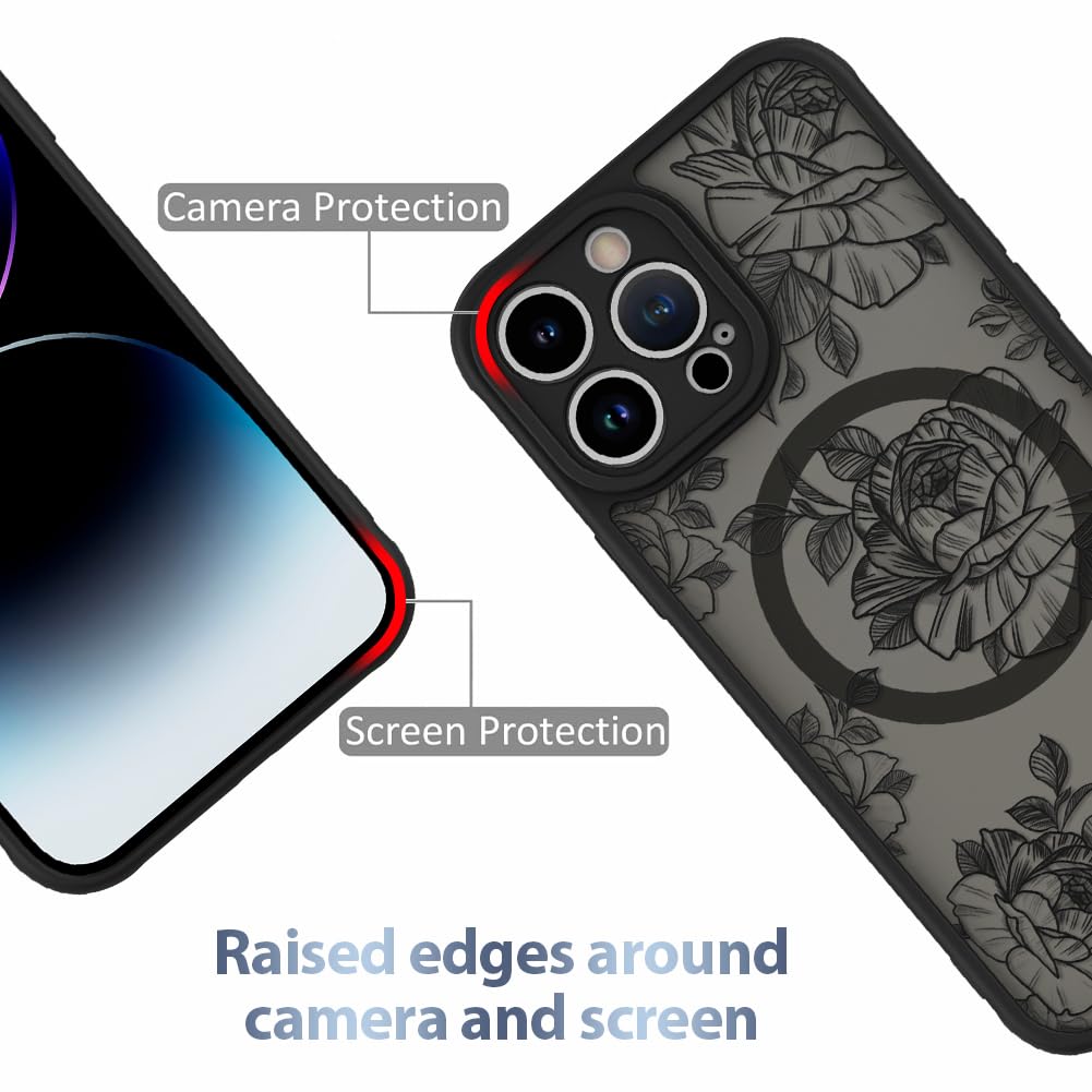Foto 3 pulgar | Funda De Teléfono Aigomara Para Iphone 14 Pro Max Con Magsafe Black - Venta Internacional.