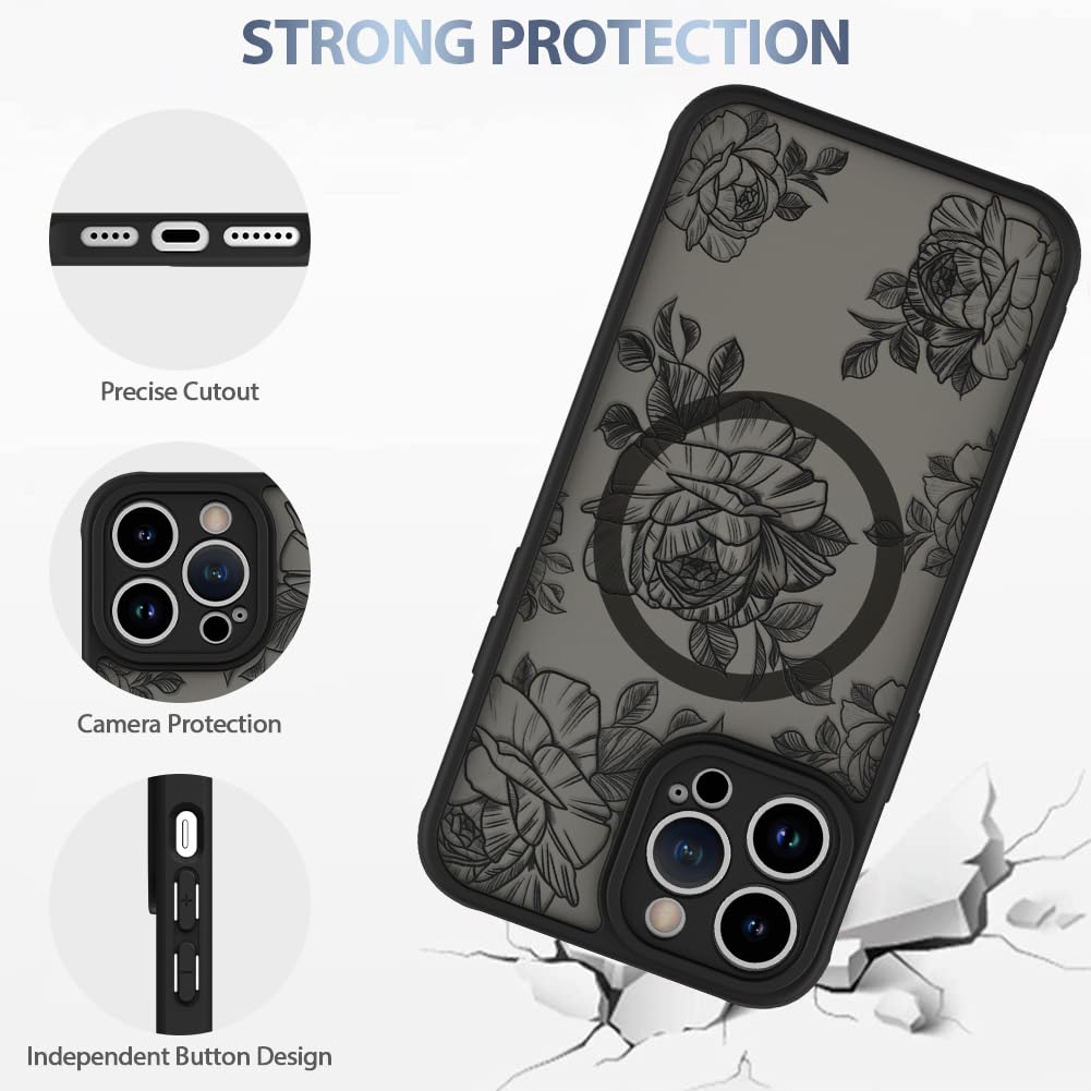 Foto 5 pulgar | Funda De Teléfono Aigomara Para Iphone 14 Pro Max Con Magsafe Black - Venta Internacional.