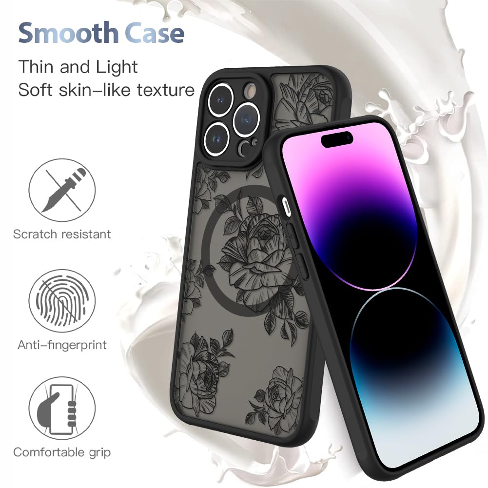 Foto 6 pulgar | Funda De Teléfono Aigomara Para Iphone 14 Pro Max Con Magsafe Black - Venta Internacional.