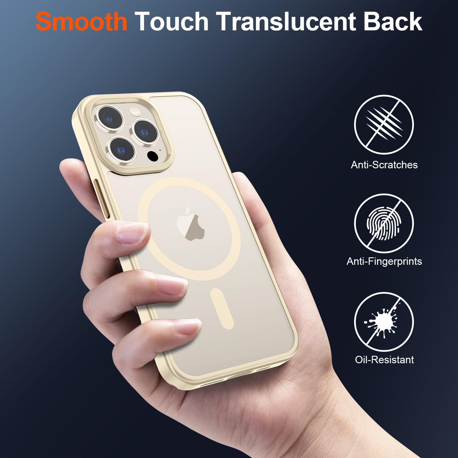 Foto 7 pulgar | Funda De Teléfono Supfine Magnetic Para Iphone 14 Pro Max - Venta Internacional.
