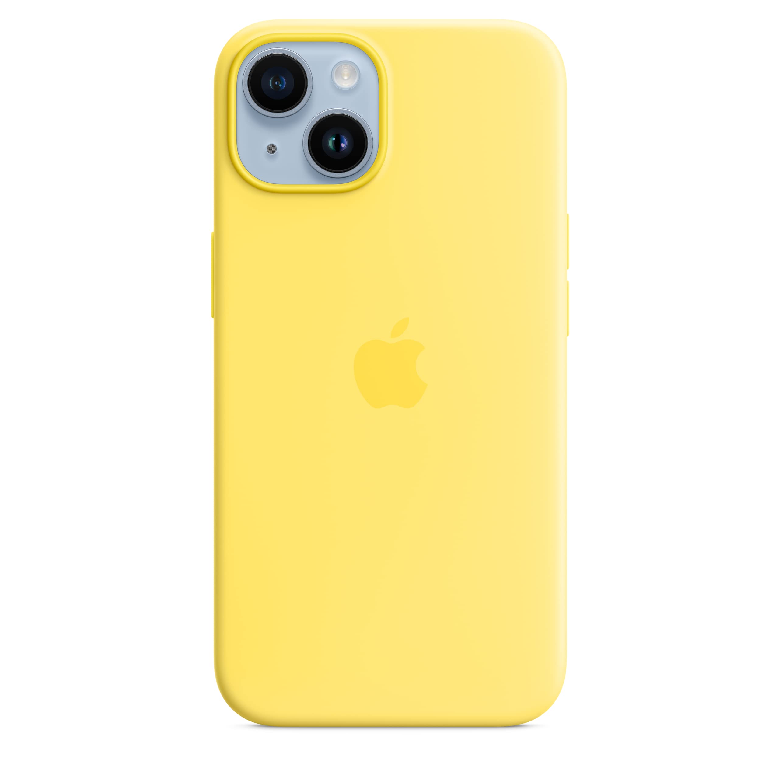 Foto 2 pulgar | Funda De Silicona Para Apple Iphone 14 Con Magsafe, Color Amarillo Canario - Venta Internacional.