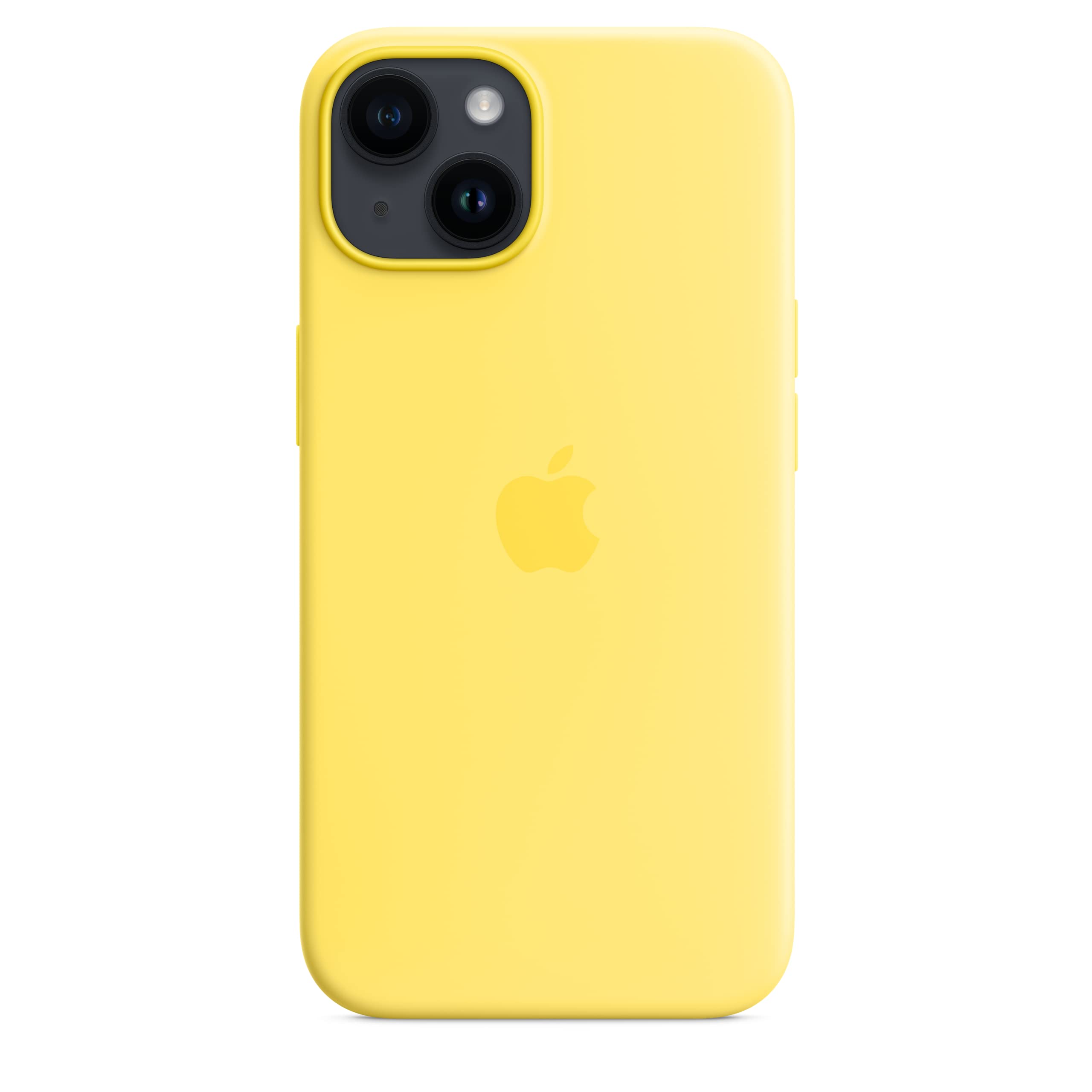 Foto 4 pulgar | Funda De Silicona Para Apple Iphone 14 Con Magsafe, Color Amarillo Canario - Venta Internacional.
