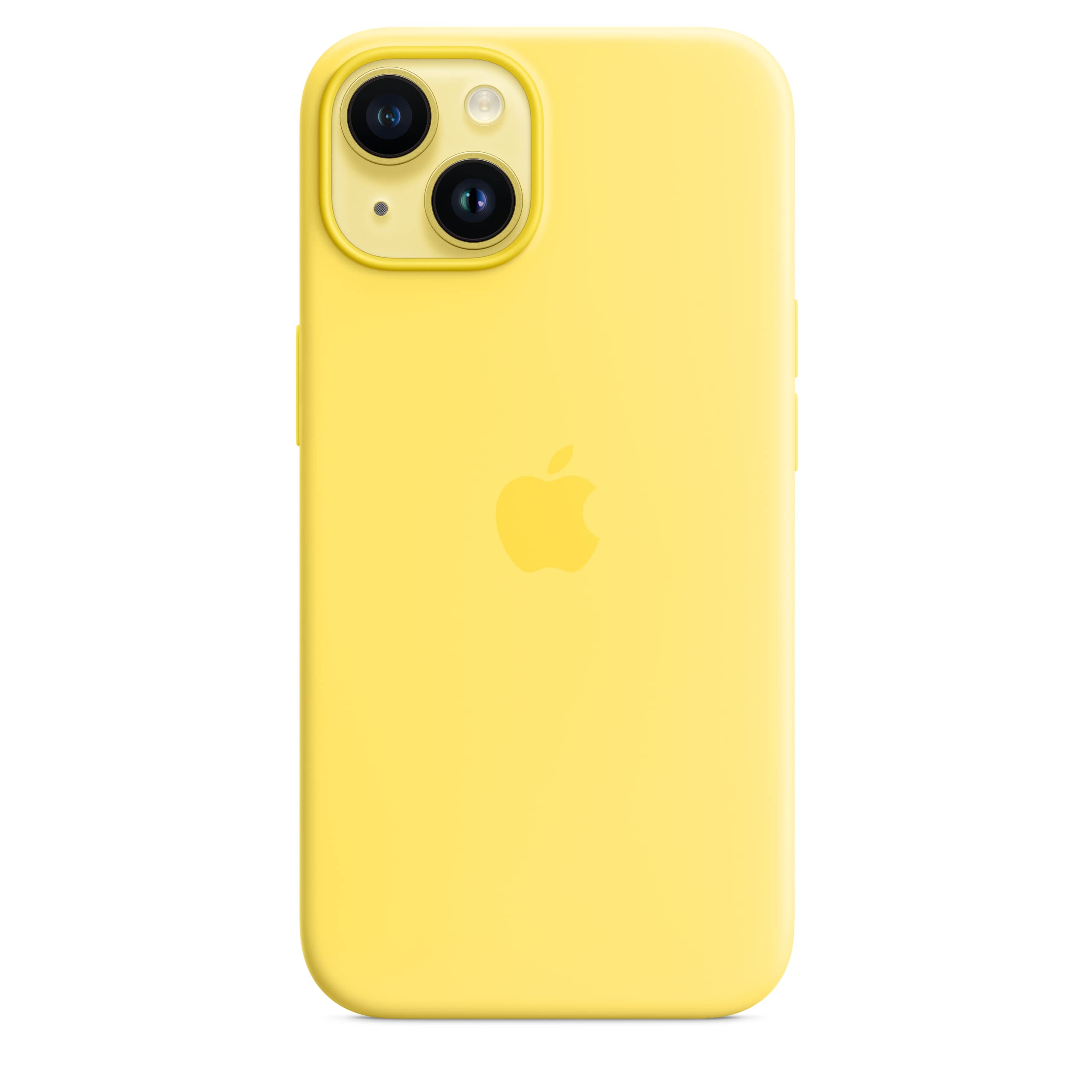 Foto 5 pulgar | Funda De Silicona Para Apple Iphone 14 Con Magsafe, Color Amarillo Canario - Venta Internacional.