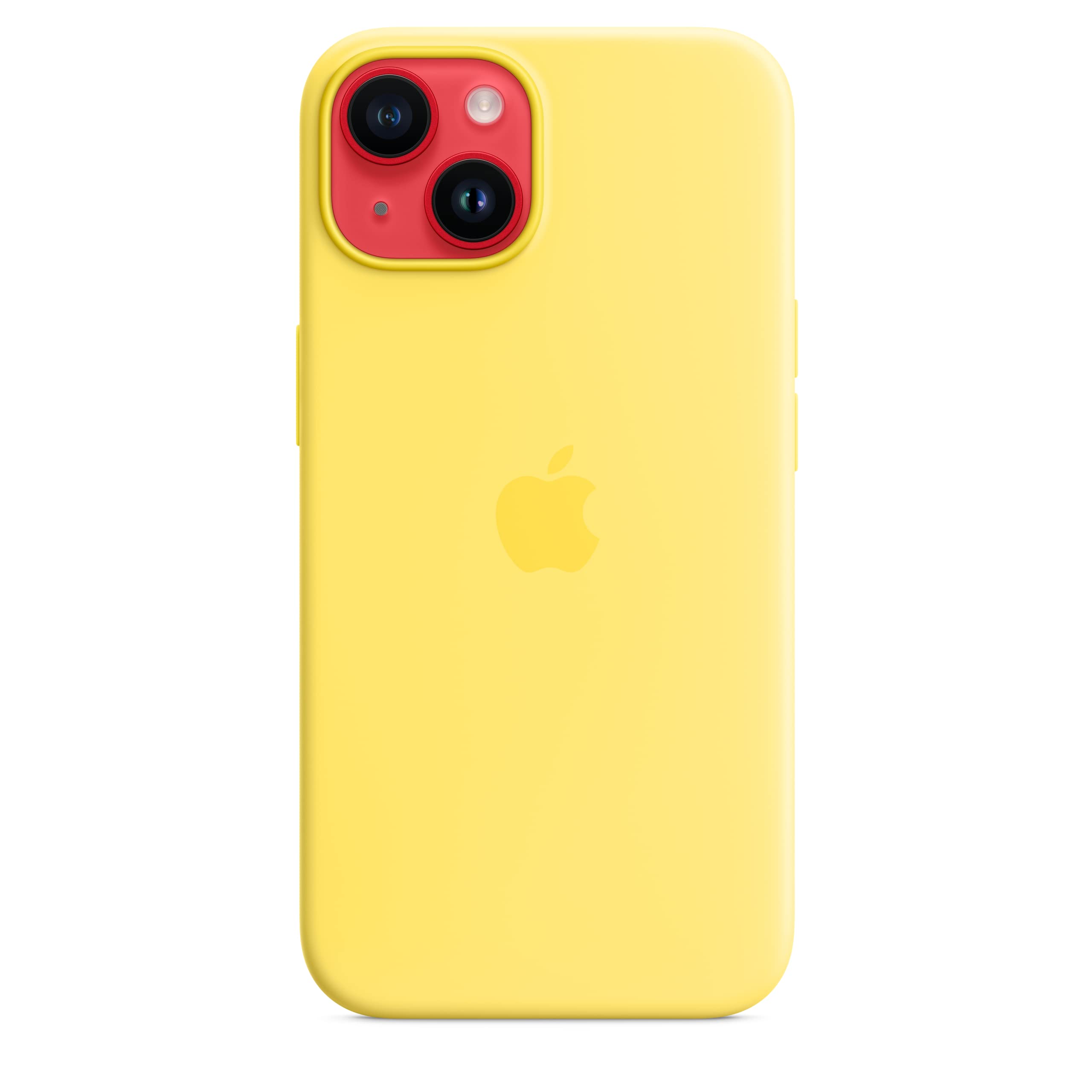 Foto 7 pulgar | Funda De Silicona Para Apple Iphone 14 Con Magsafe, Color Amarillo Canario - Venta Internacional.