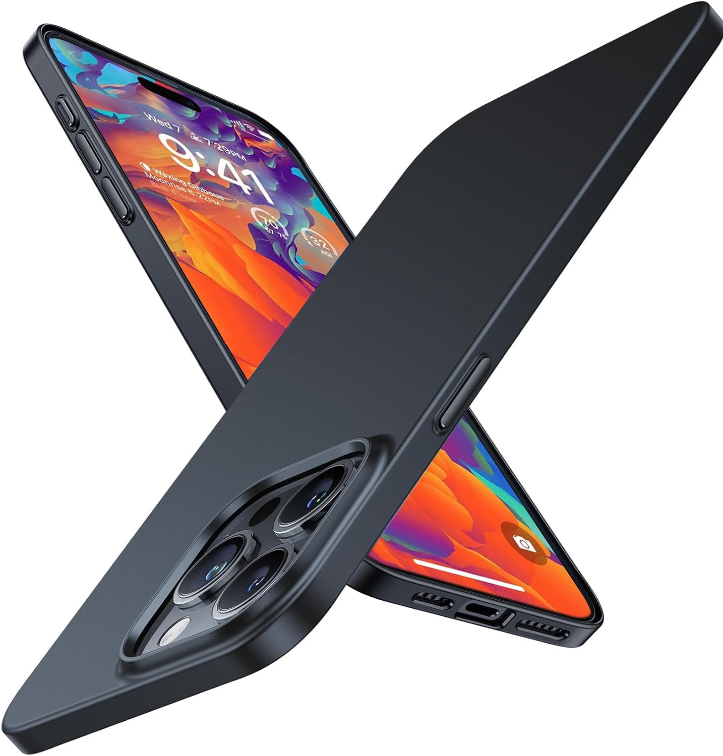 Foto 1 | Funda Torras Slim-fit Para Iphone 15 Pro De 6.1 Pulgadas Negra - Venta Internacional.