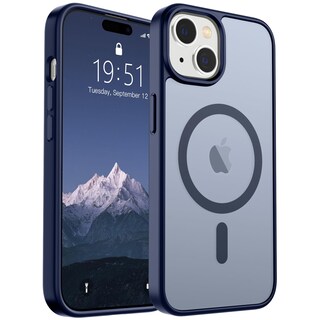 Foto 1 | Funda Magnética Supfine Para Iphone 15, Color Azul Marino - Venta Internacional.
